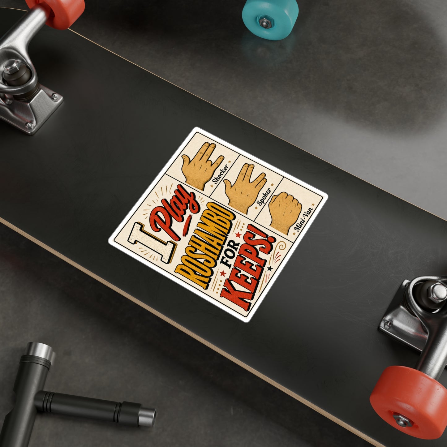 Roshambo - Kiss-Cut Vinyl Decals