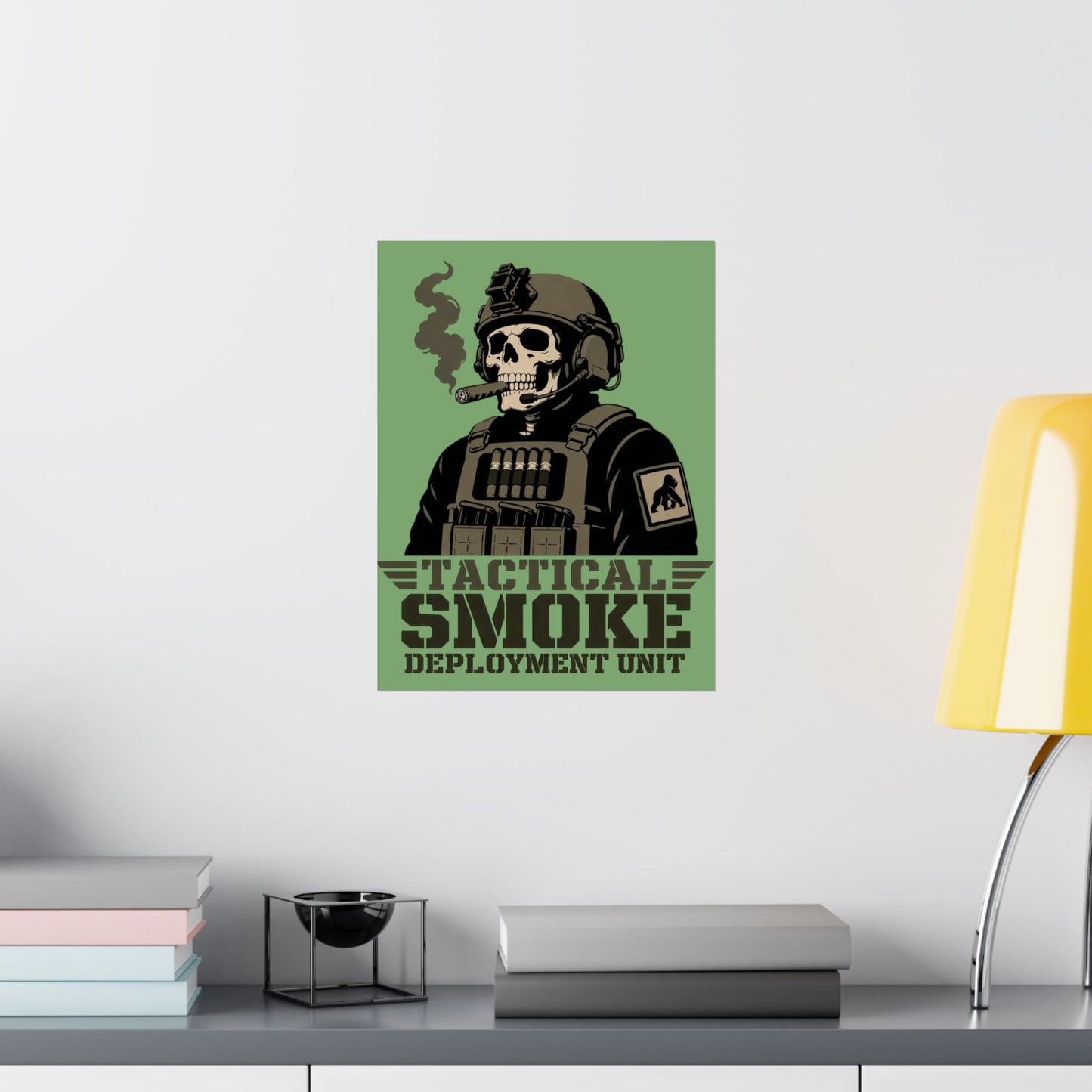 Tactical Smoke - Matte Vertical Posters
