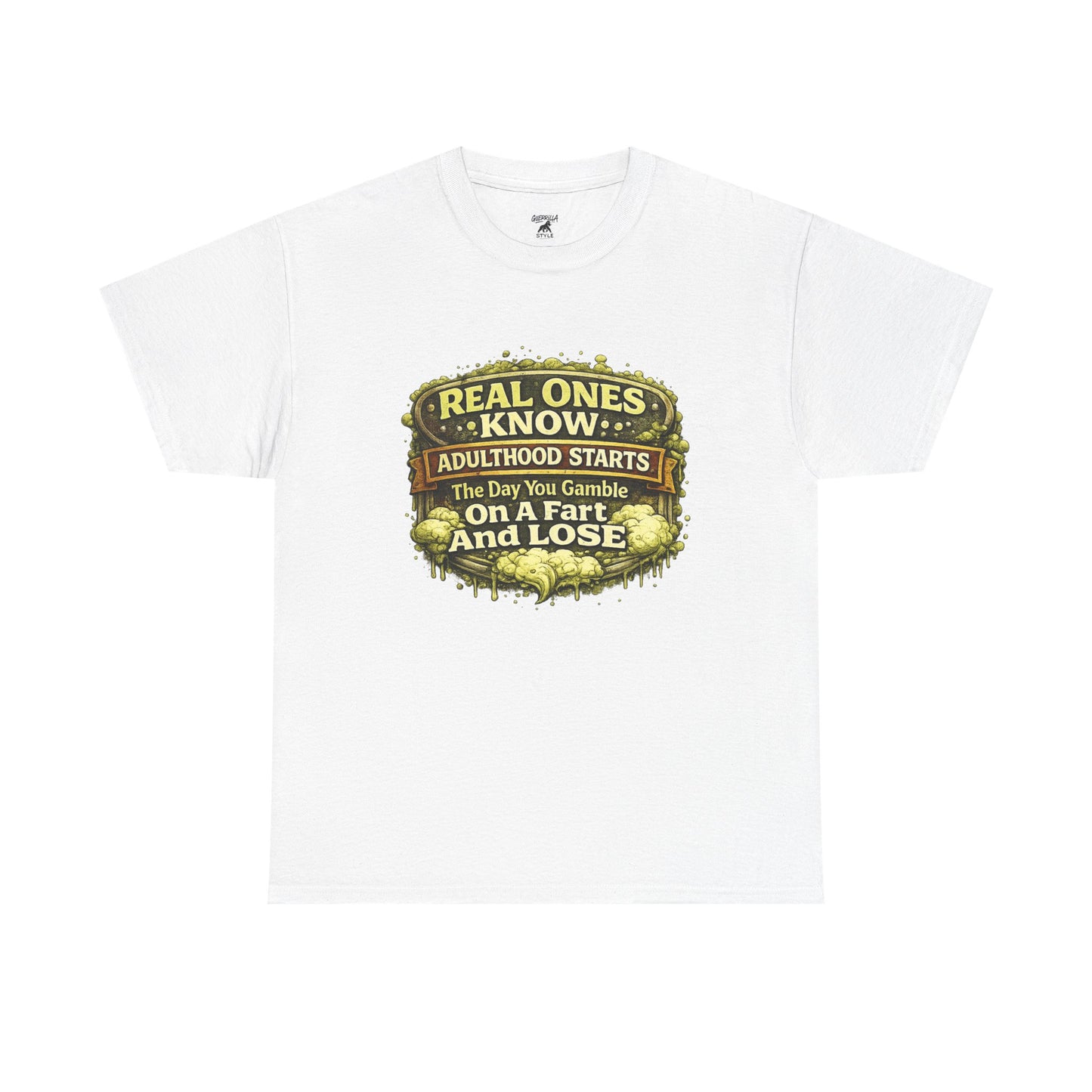Gamble On Farts - Unisex Heavy Cotton Tee