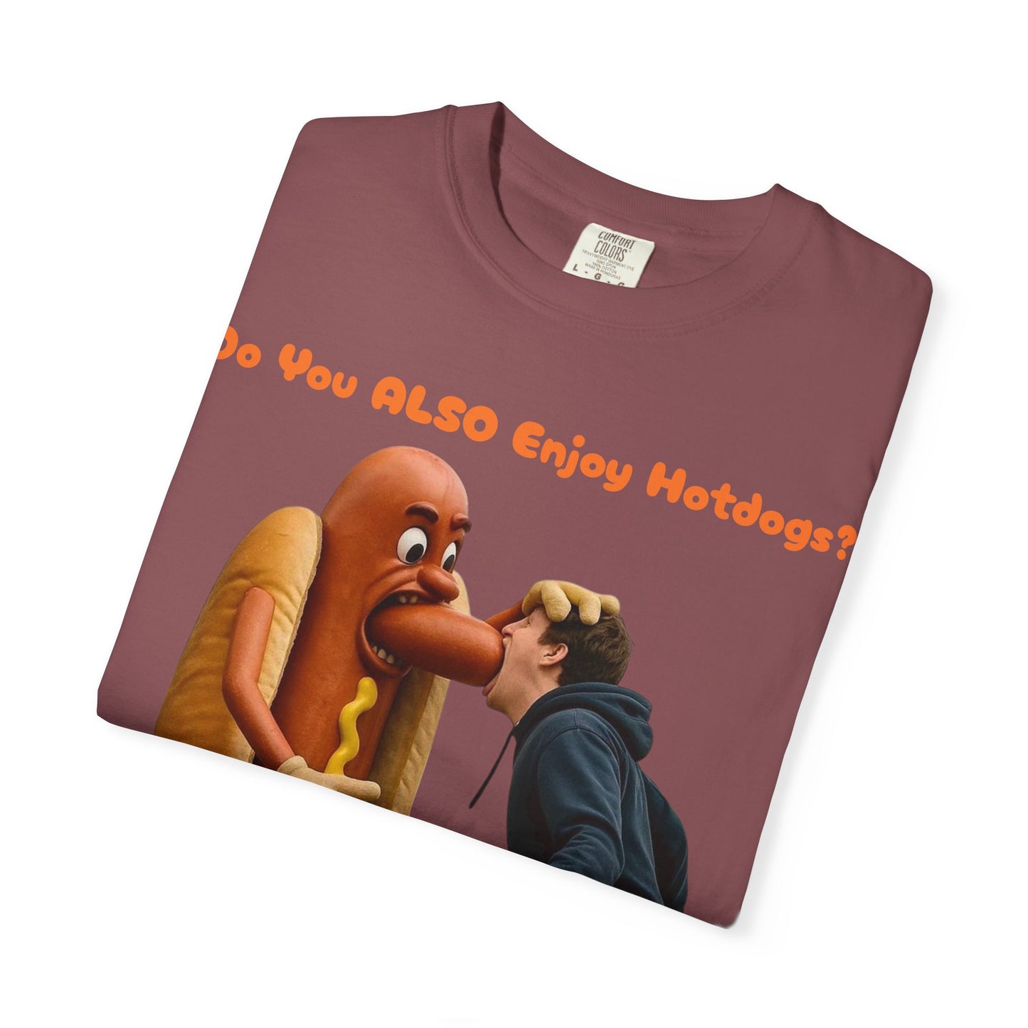 Man Eats Hotdog! - T-Shirt