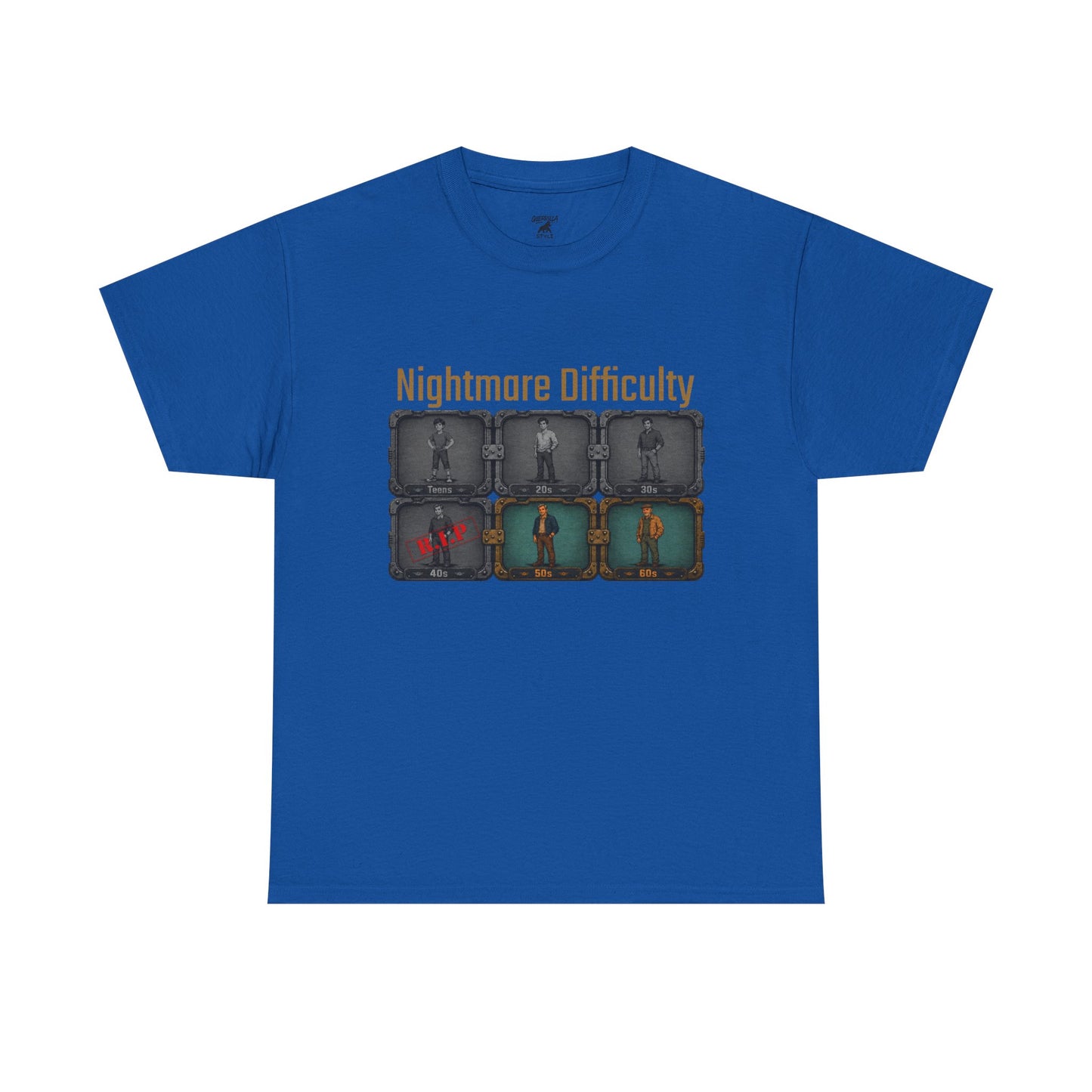Nightmare Difficulty - Unisex Heavy Cotton Tee