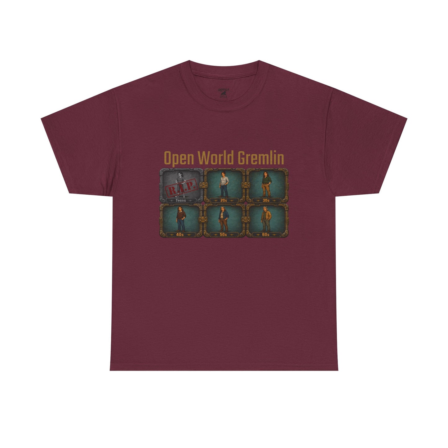 Open World Gremlin - Unisex Heavy Cotton Tee