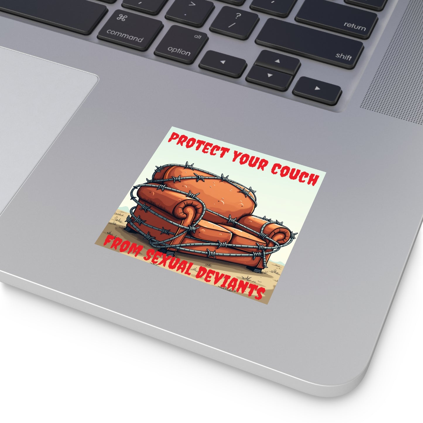 Protect Your Couch - Square Stickers