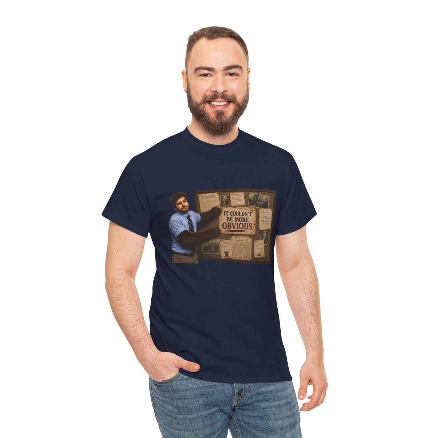 Obvious - Unisex Heavy Cotton Tee