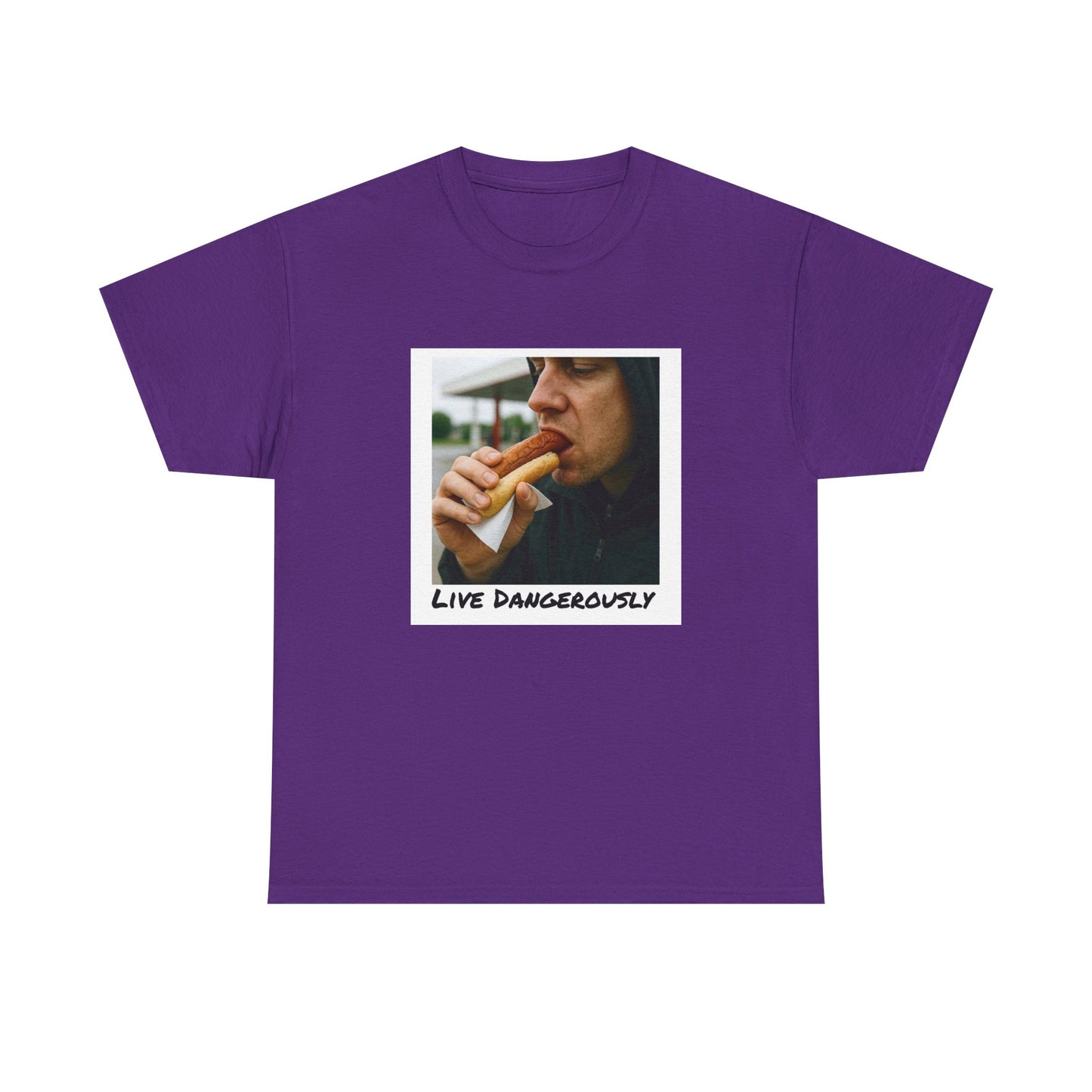 Live Dangerously - Unisex Graphic Print T-Shirt