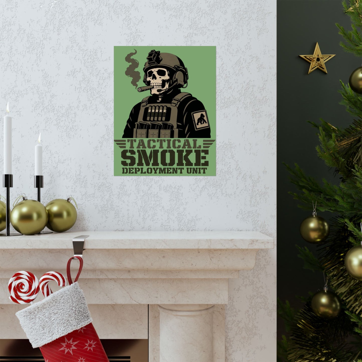 Tactical Smoke - Matte Vertical Posters