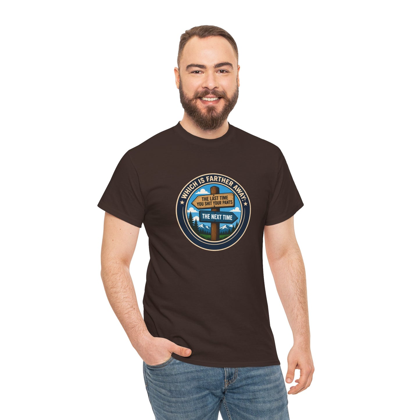 Which is Further - Unisex Heavy Cotton Tee