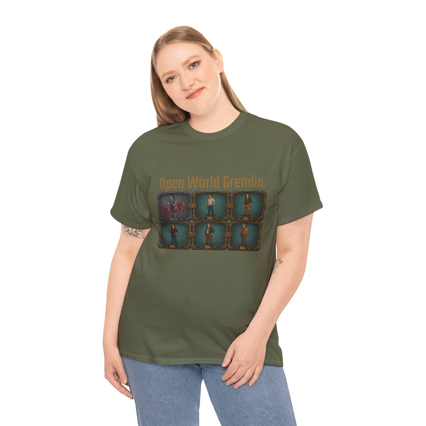 Open World Gremlin - Unisex Heavy Cotton Tee