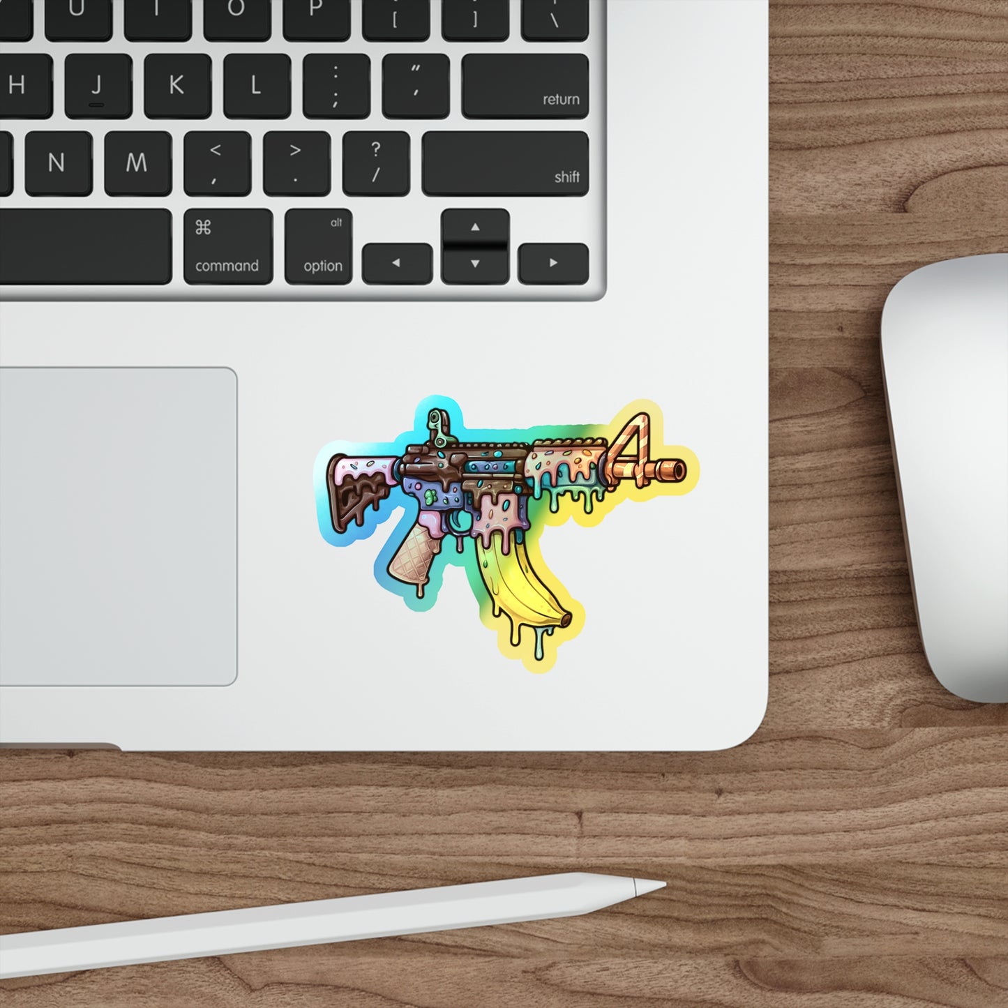 Sweet Treats AR-Sunday - Holographic Die-Cut Sticker