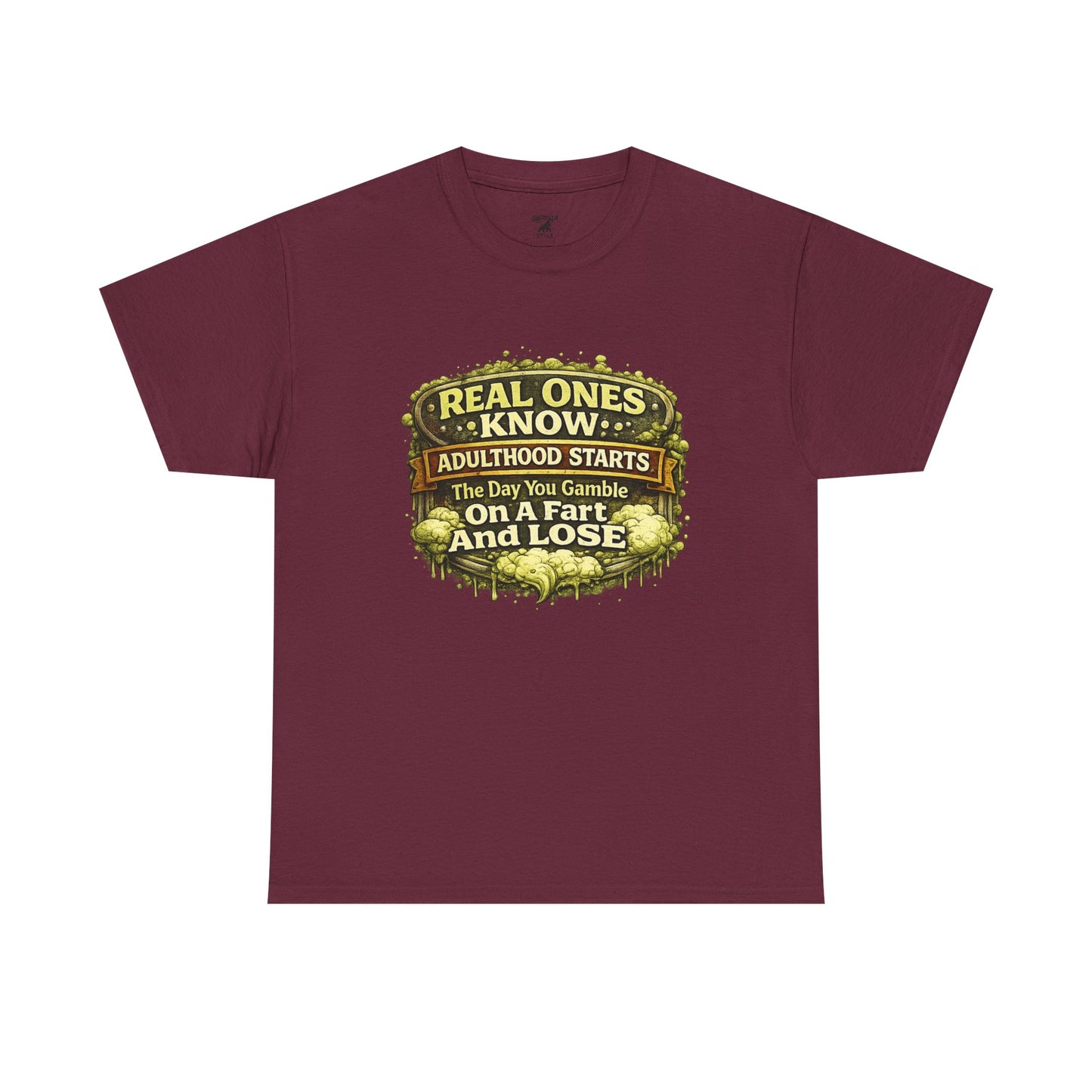 Gamble On Farts - Unisex Heavy Cotton Tee