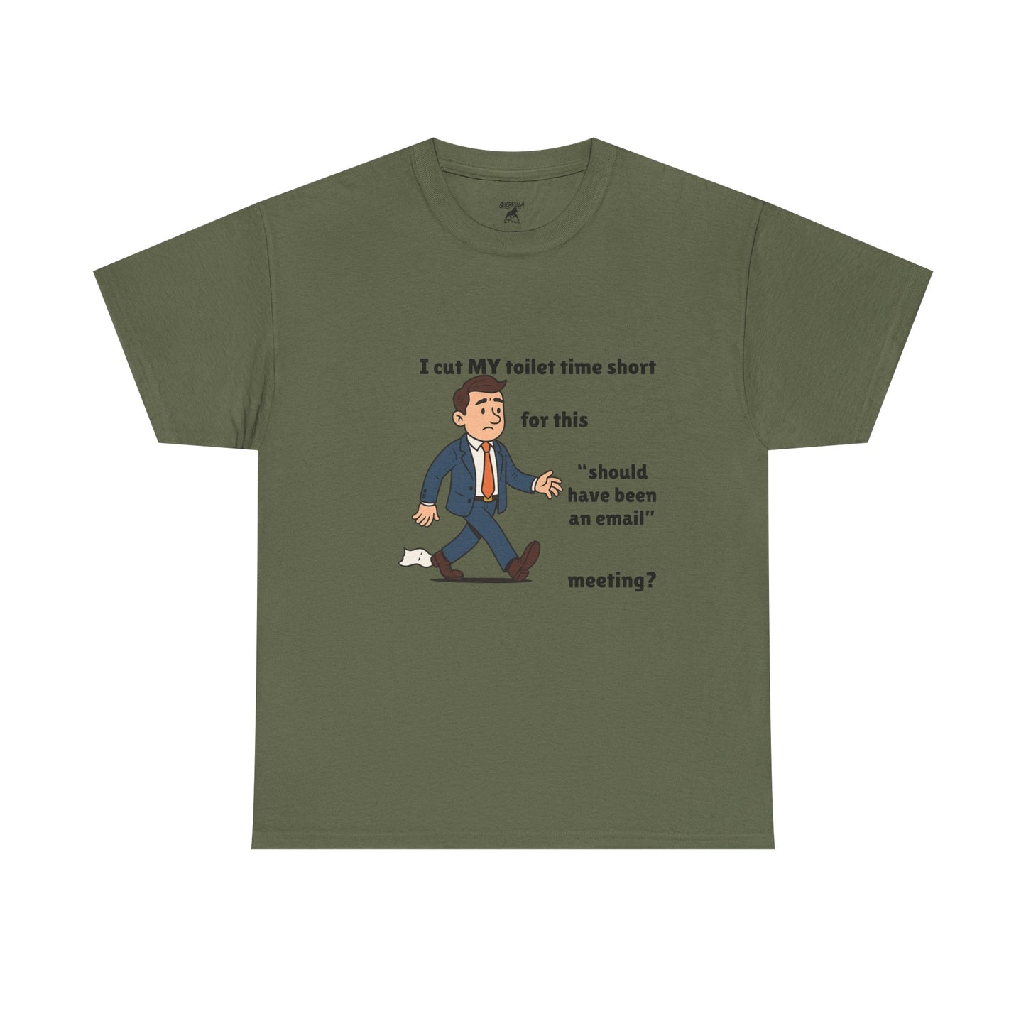 Toilet Time - Unisex Cotton Crew Tee