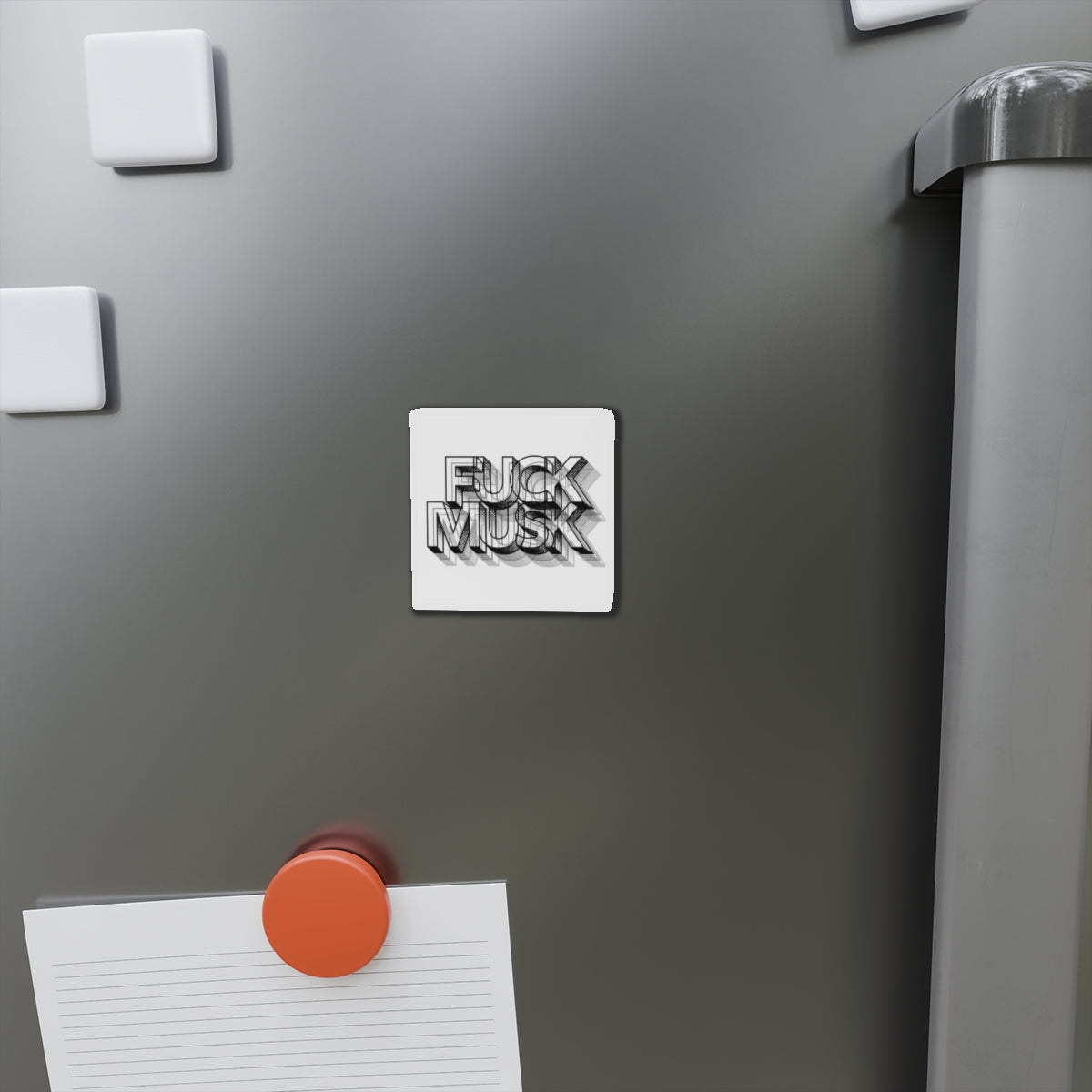 FUCK MUSK - Die-Cut Magnet