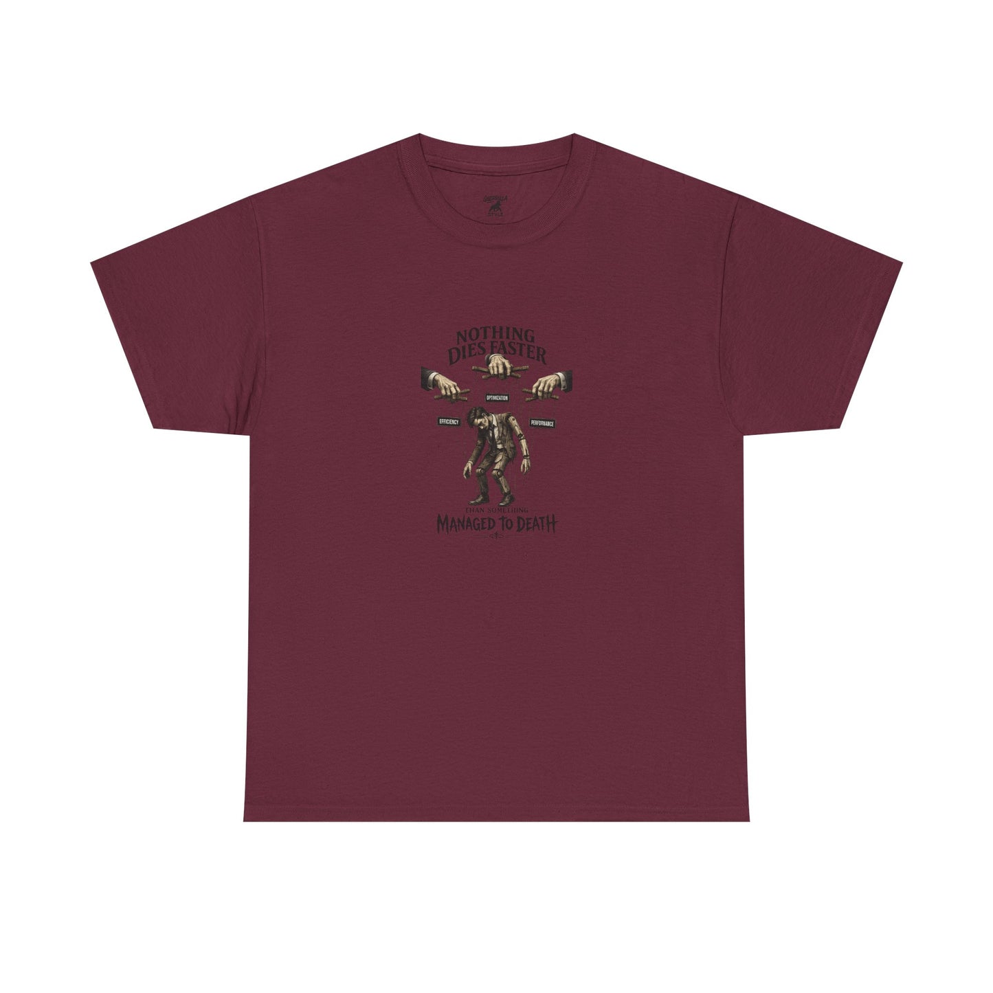 Managed to Death - Unisex Heavy Cotton Tee