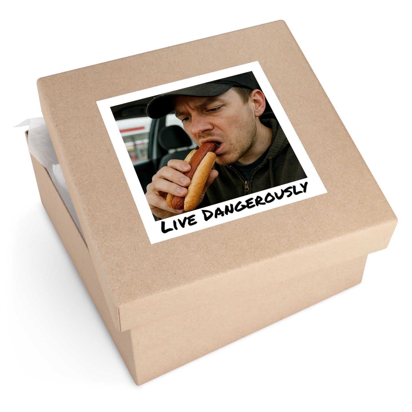 Liver Dangerously - Square Stickers