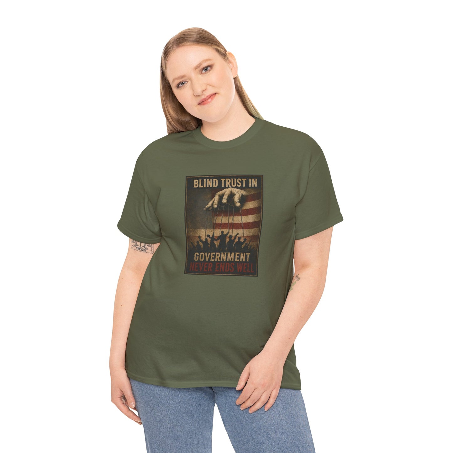 Blind Trust - Unisex Heavy Cotton Tee