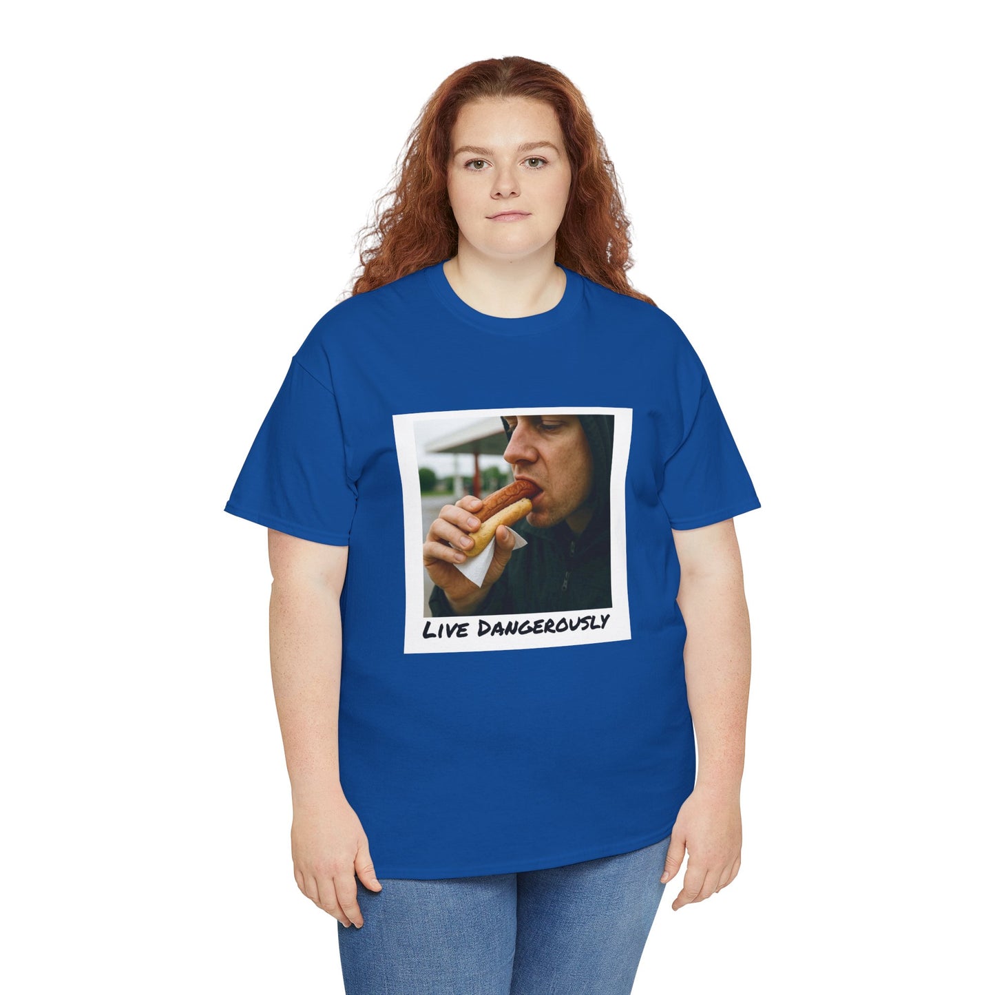 Live Dangerously - Unisex Graphic Print T-Shirt