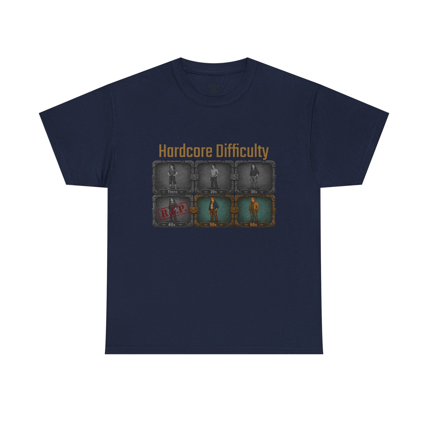 Hardcore Difficulty - Unisex Heavy Cotton Tee