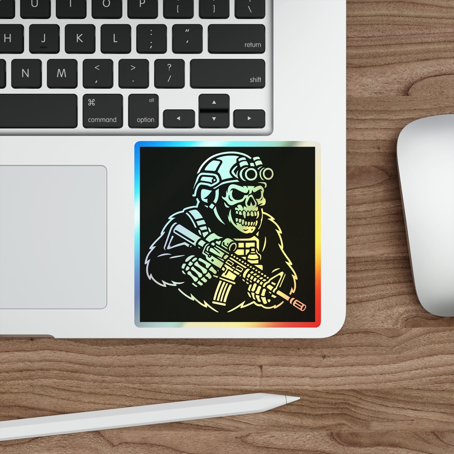 Tactical Guerrilla - Holographic Die-Cut Sticker