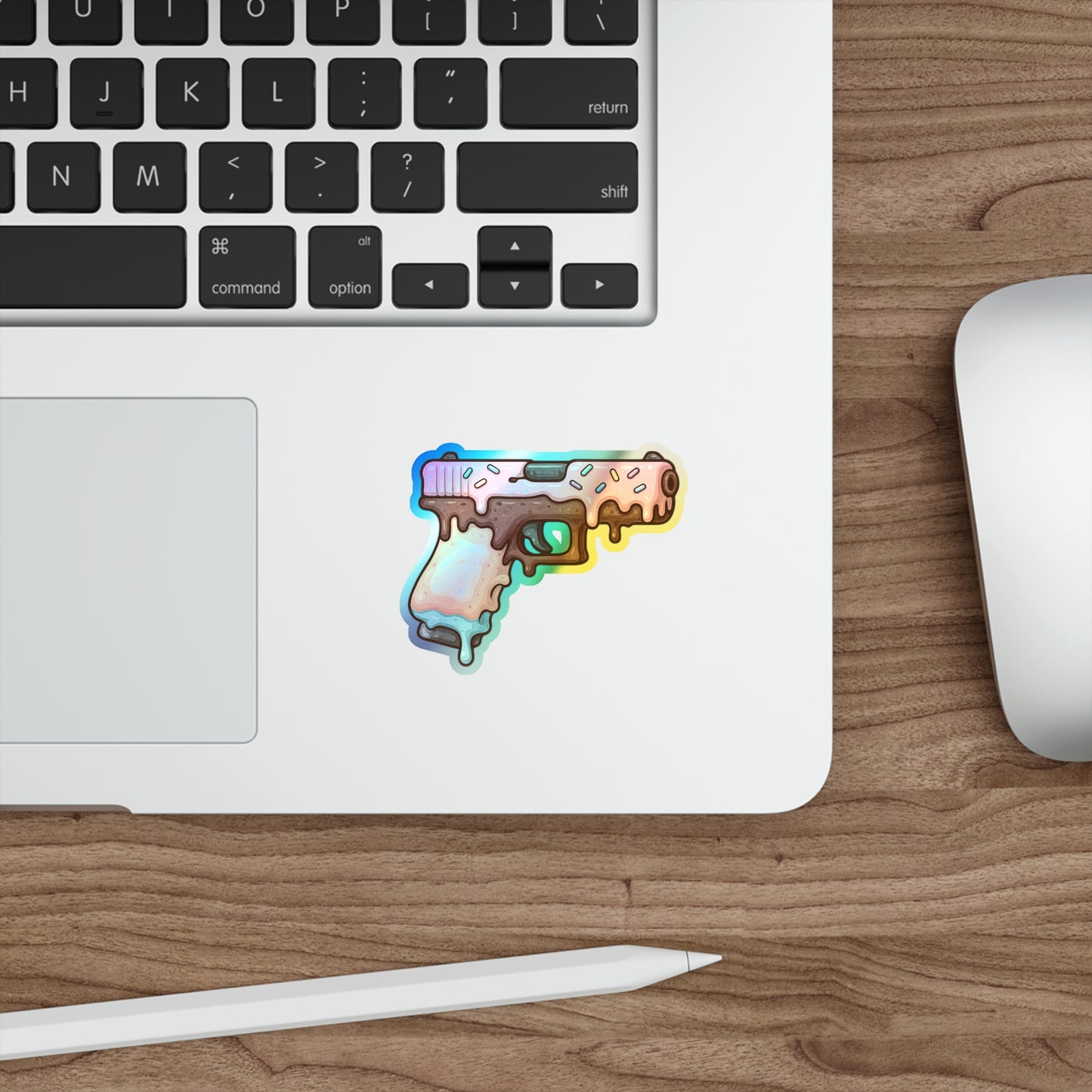 Sweet Treats Glock - Holographic Die-Cut Stickers