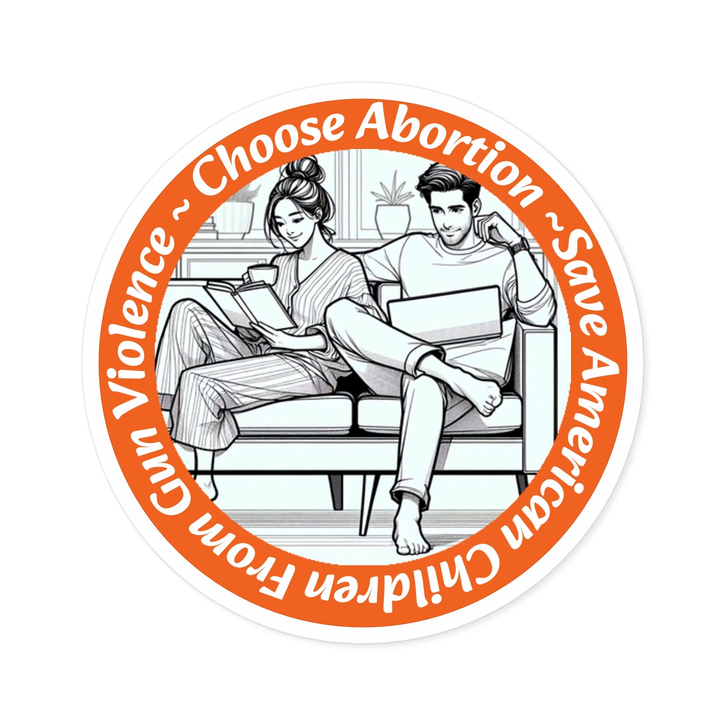 Save American Children - Round Sticker