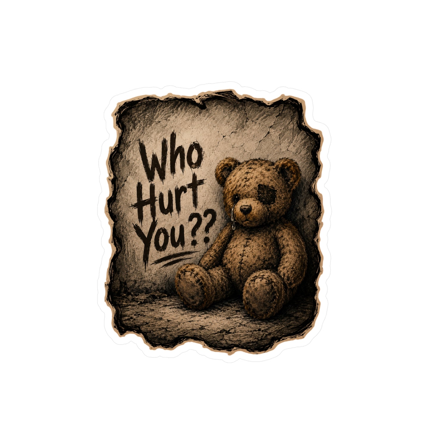 Who Hurt You - Kiss-Cut Vinyl Decals