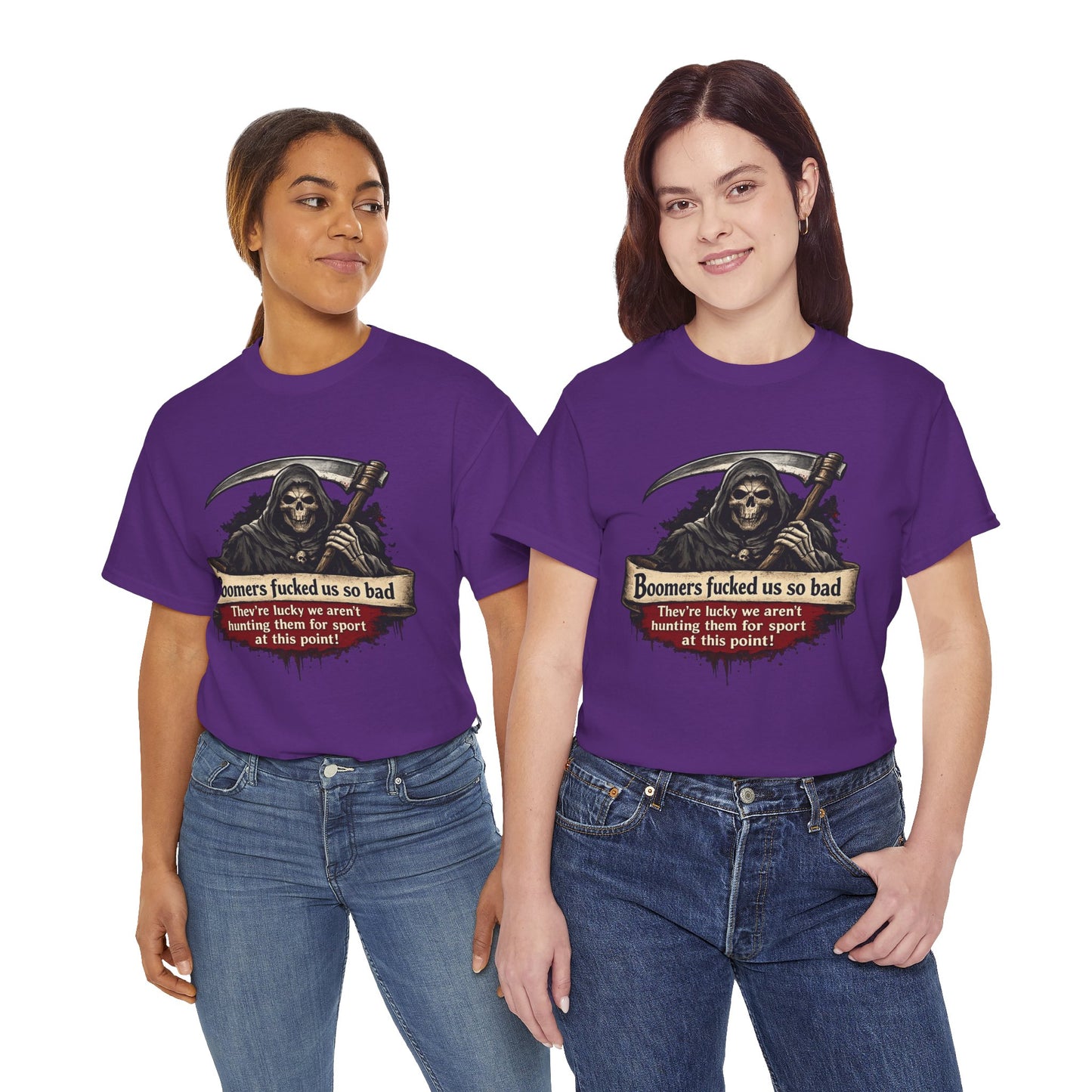 Boomers Fucked Us - Unisex Heavy Cotton Tee