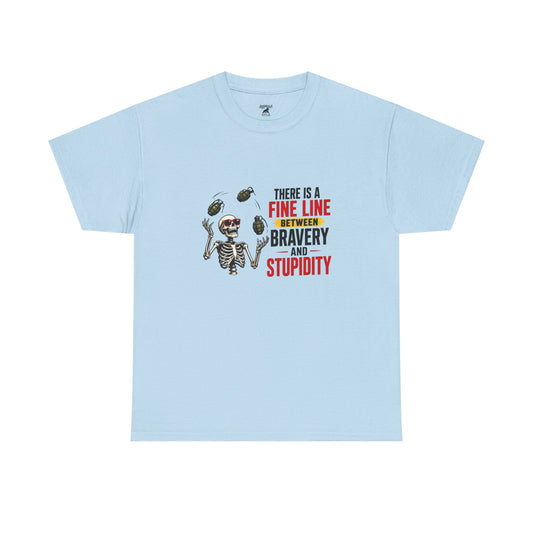 Fine Line - Unisex Heavy Cotton Tee