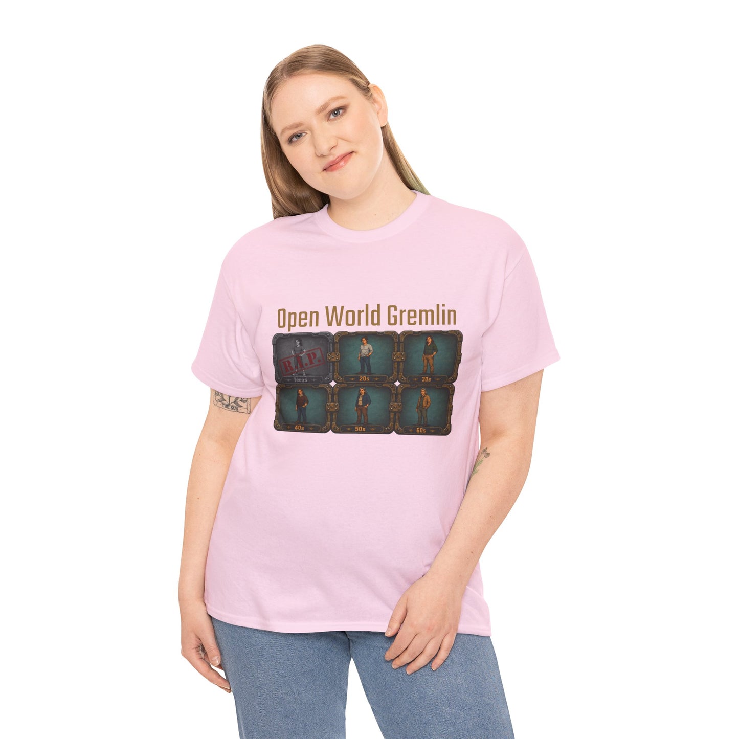 Open World Gremlin - Unisex Heavy Cotton Tee