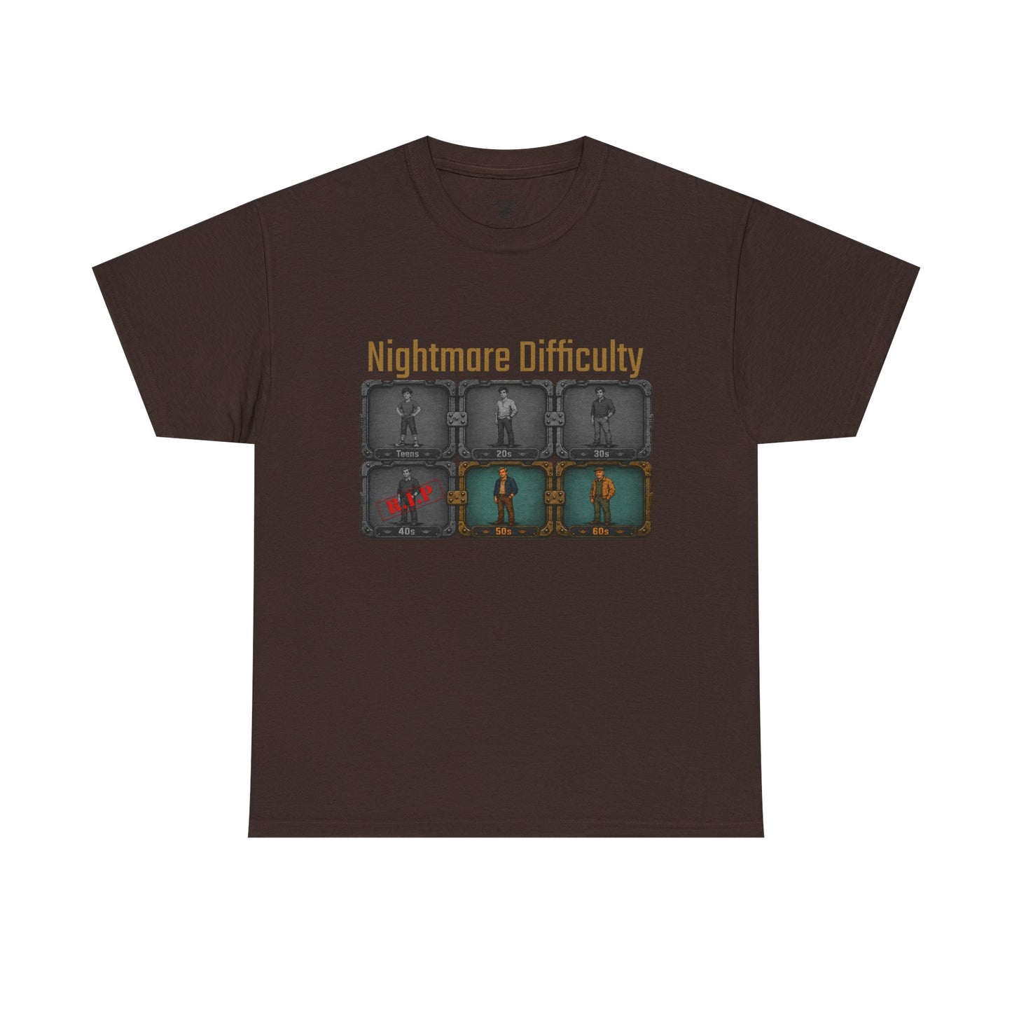 Nightmare Difficulty - Unisex Heavy Cotton Tee