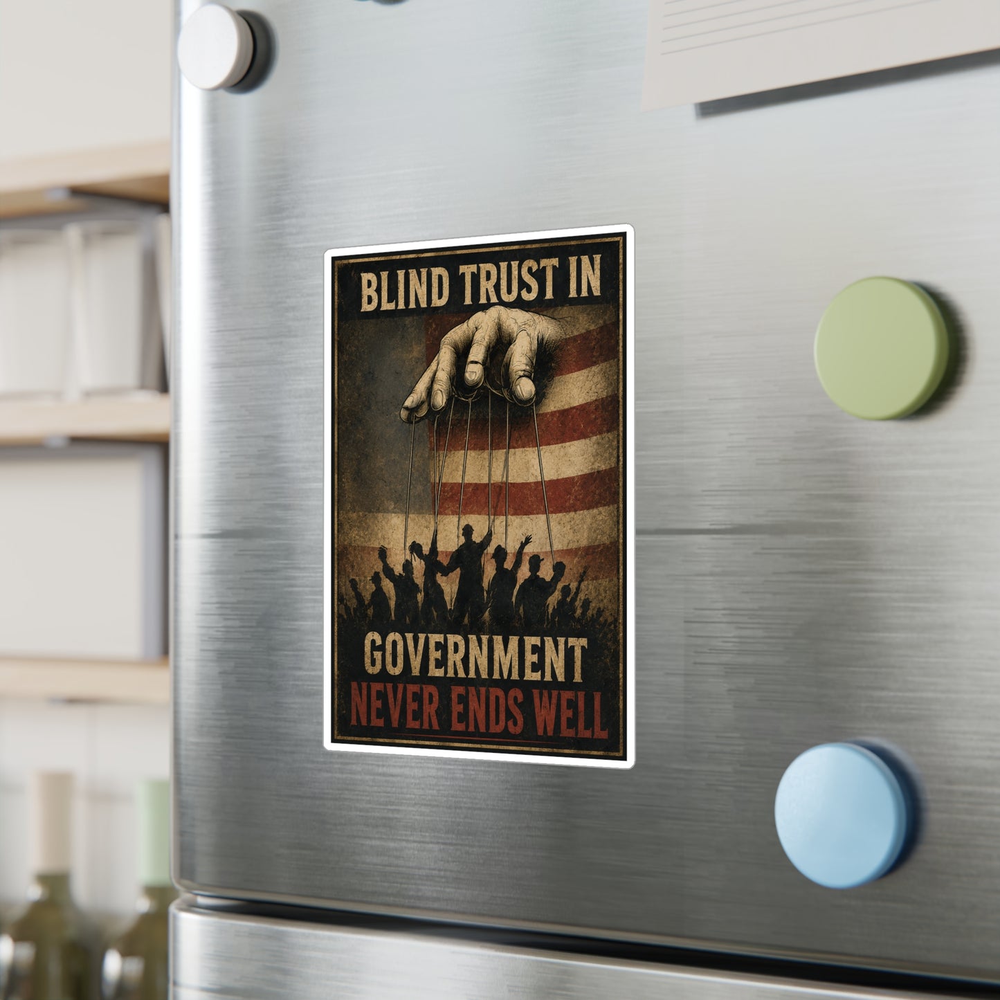 Blind Trust - Kiss-Cut Vinyl Decals