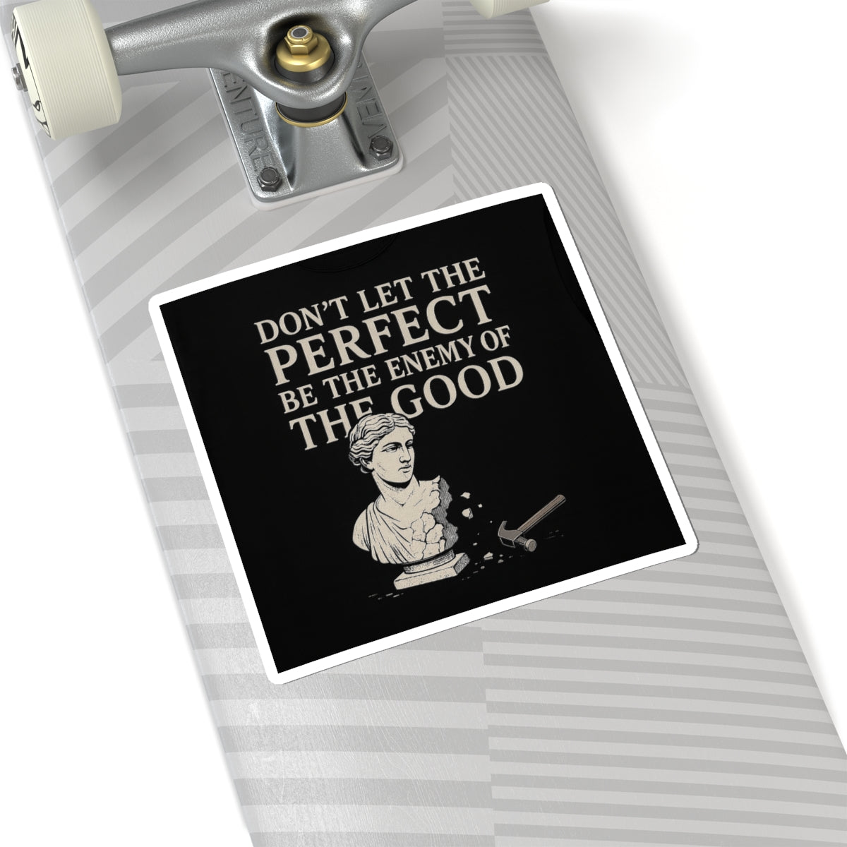 Enemy of the Good - Square Sticker