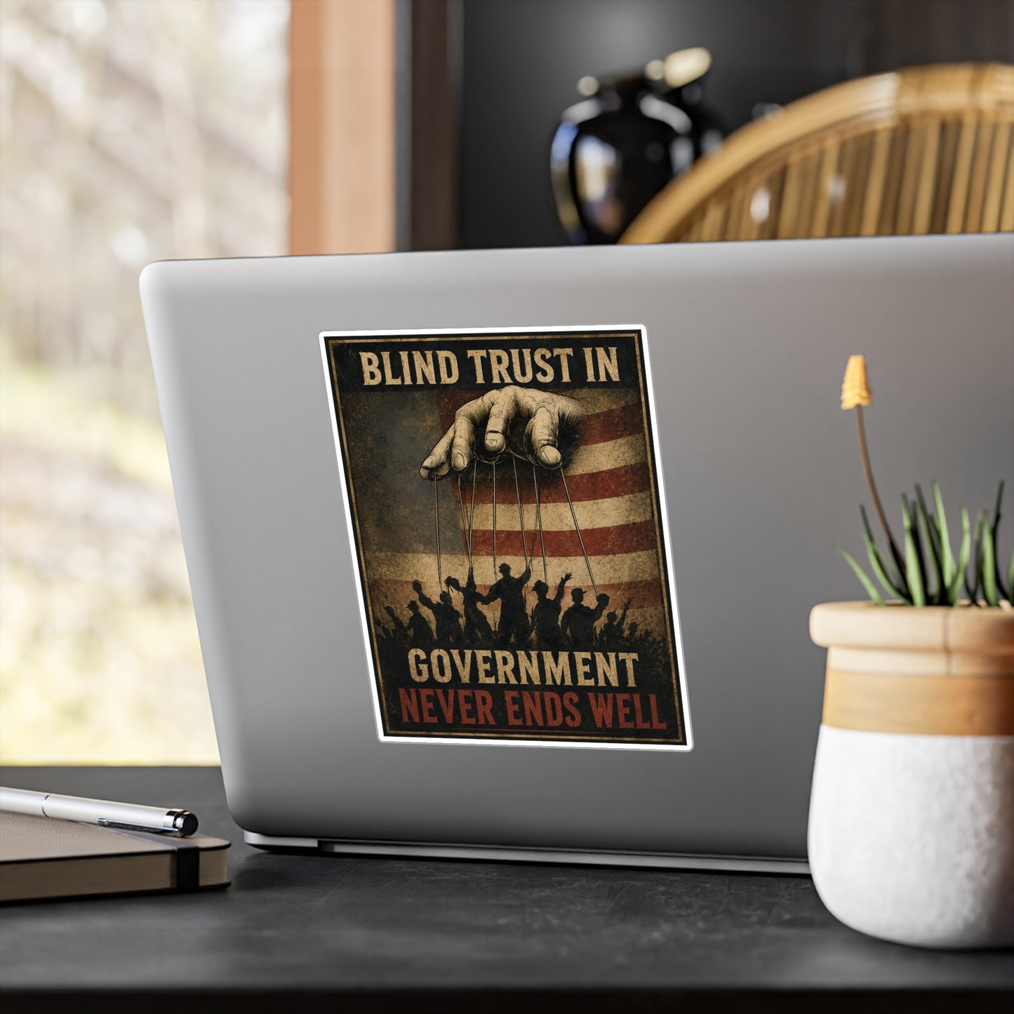 Blind Trust - Kiss-Cut Vinyl Decals