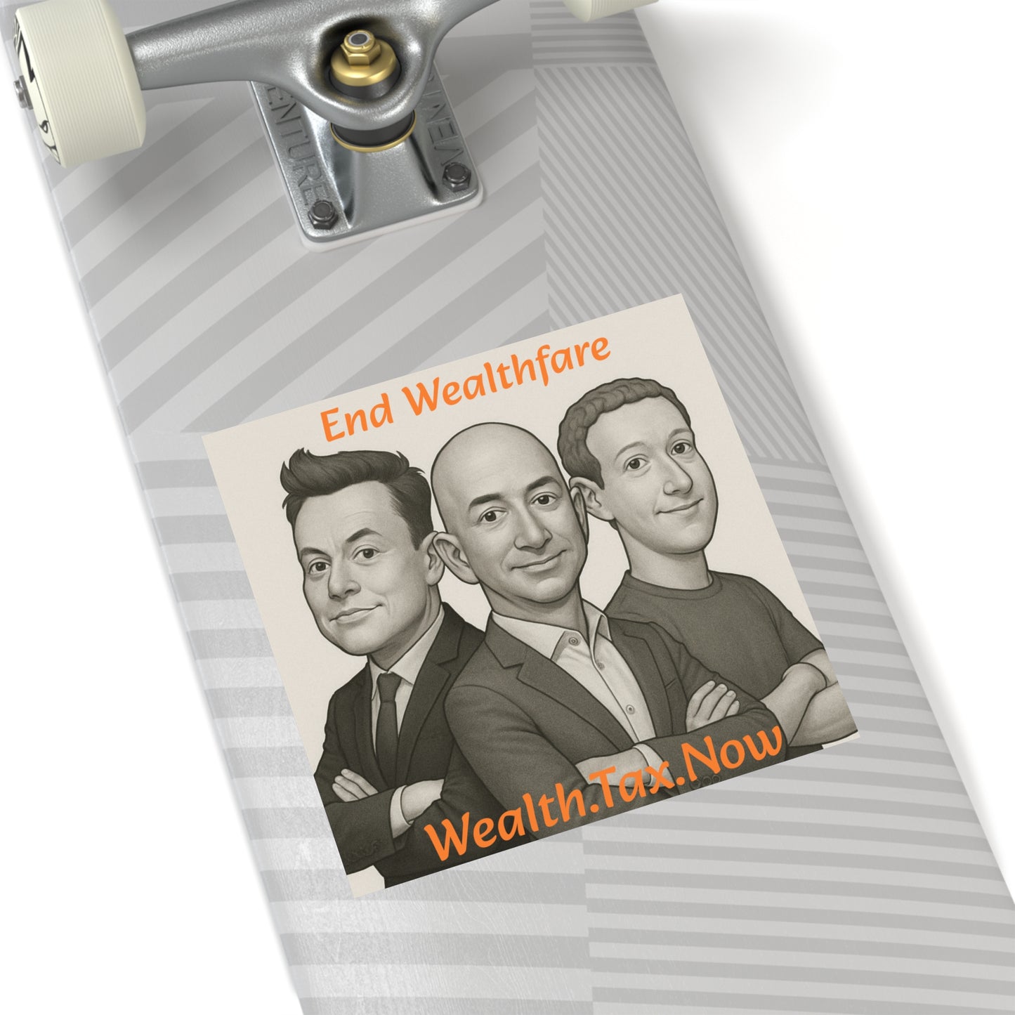 Wealthfare - Square Stickers