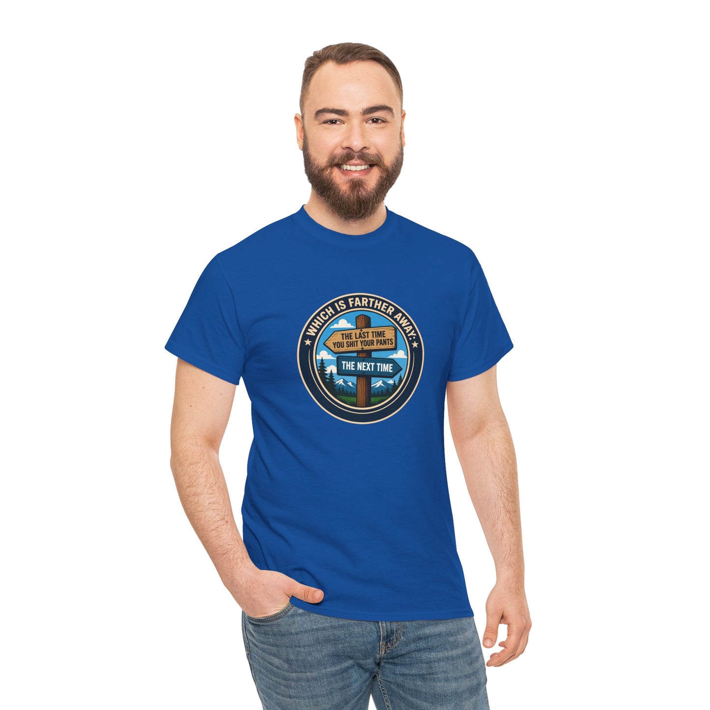 Which is Further - Unisex Heavy Cotton Tee