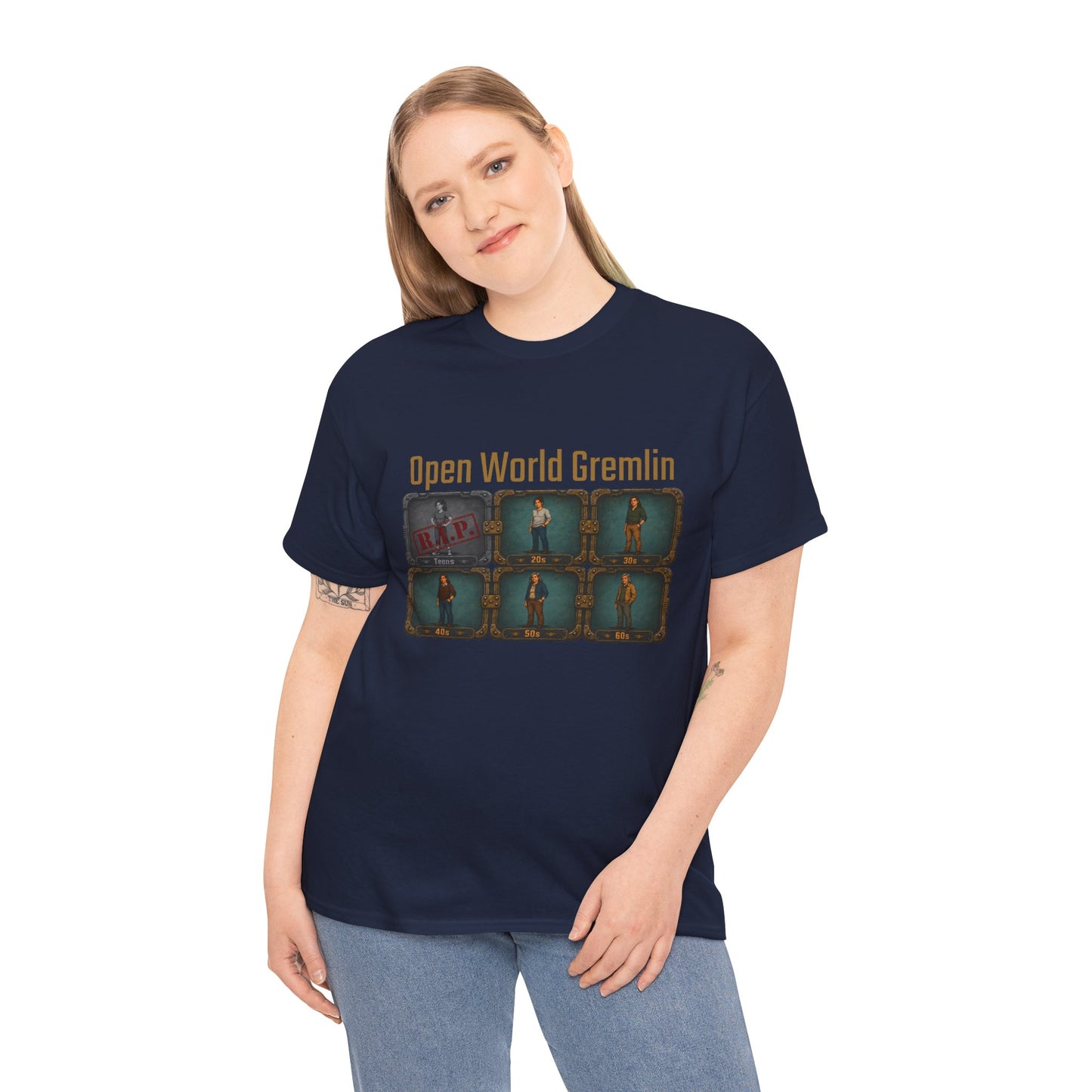 Open World Gremlin - Unisex Heavy Cotton Tee
