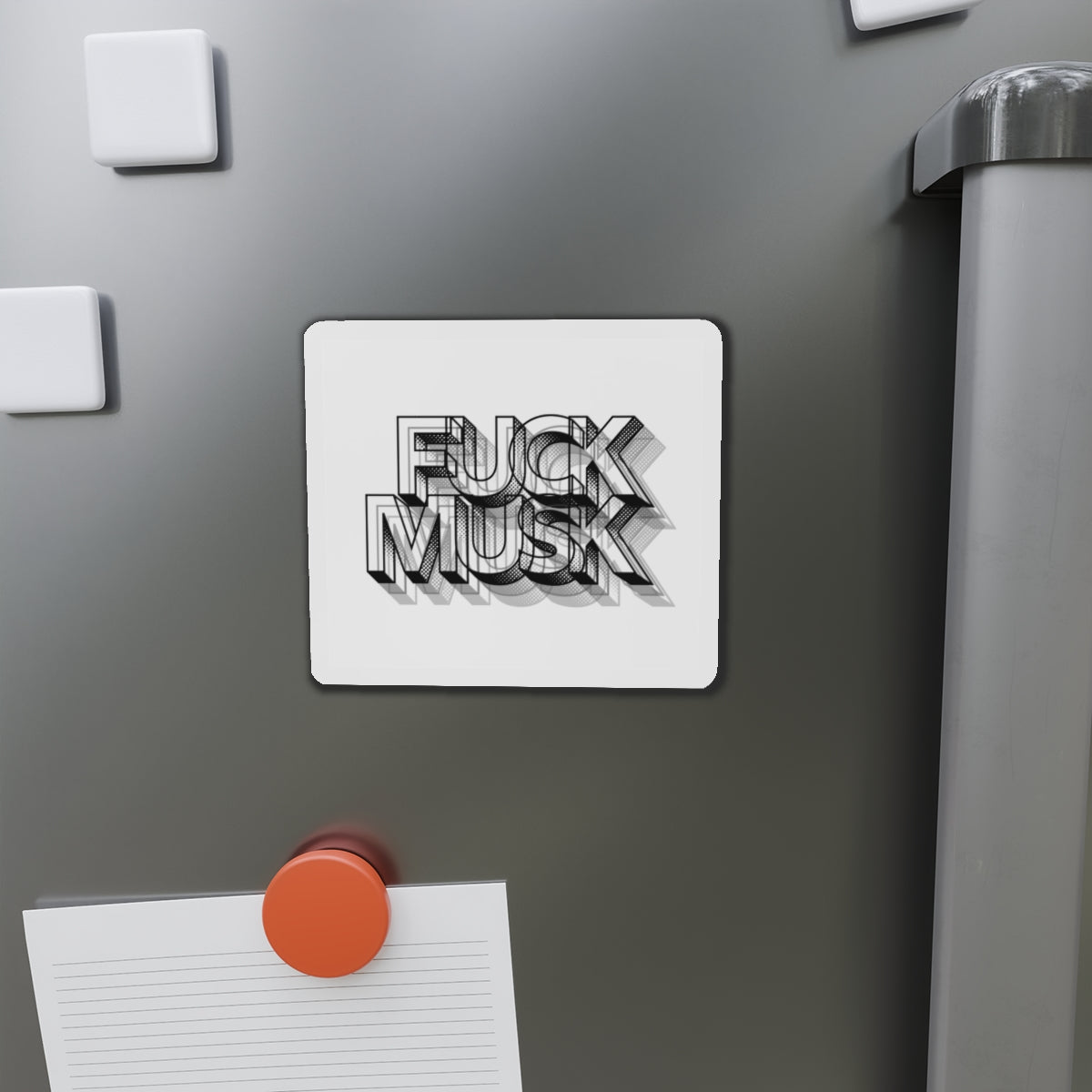 FUCK MUSK - Die-Cut Magnet