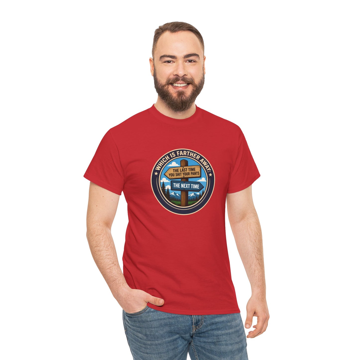 Which is Further - Unisex Heavy Cotton Tee