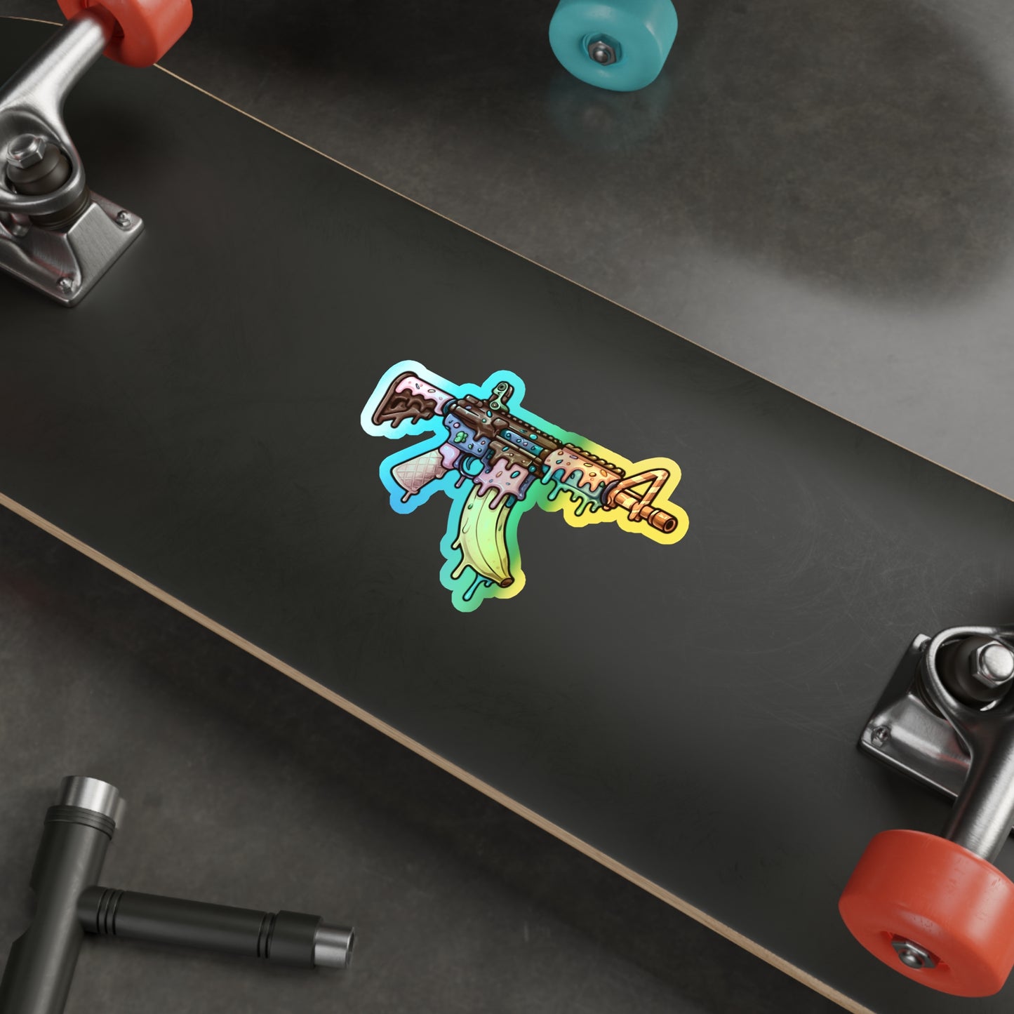 Sweet Treats AR-Sunday - Holographic Die-Cut Sticker