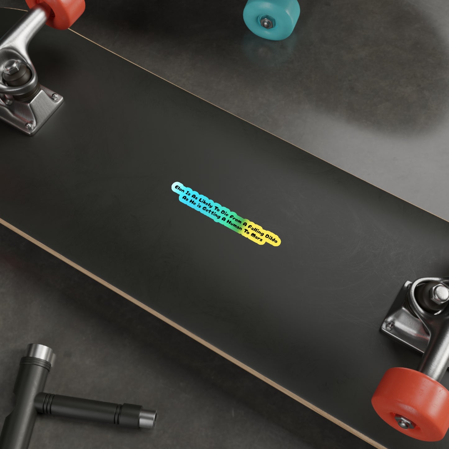 Death From Above - Holographic Die-Cut Stickers