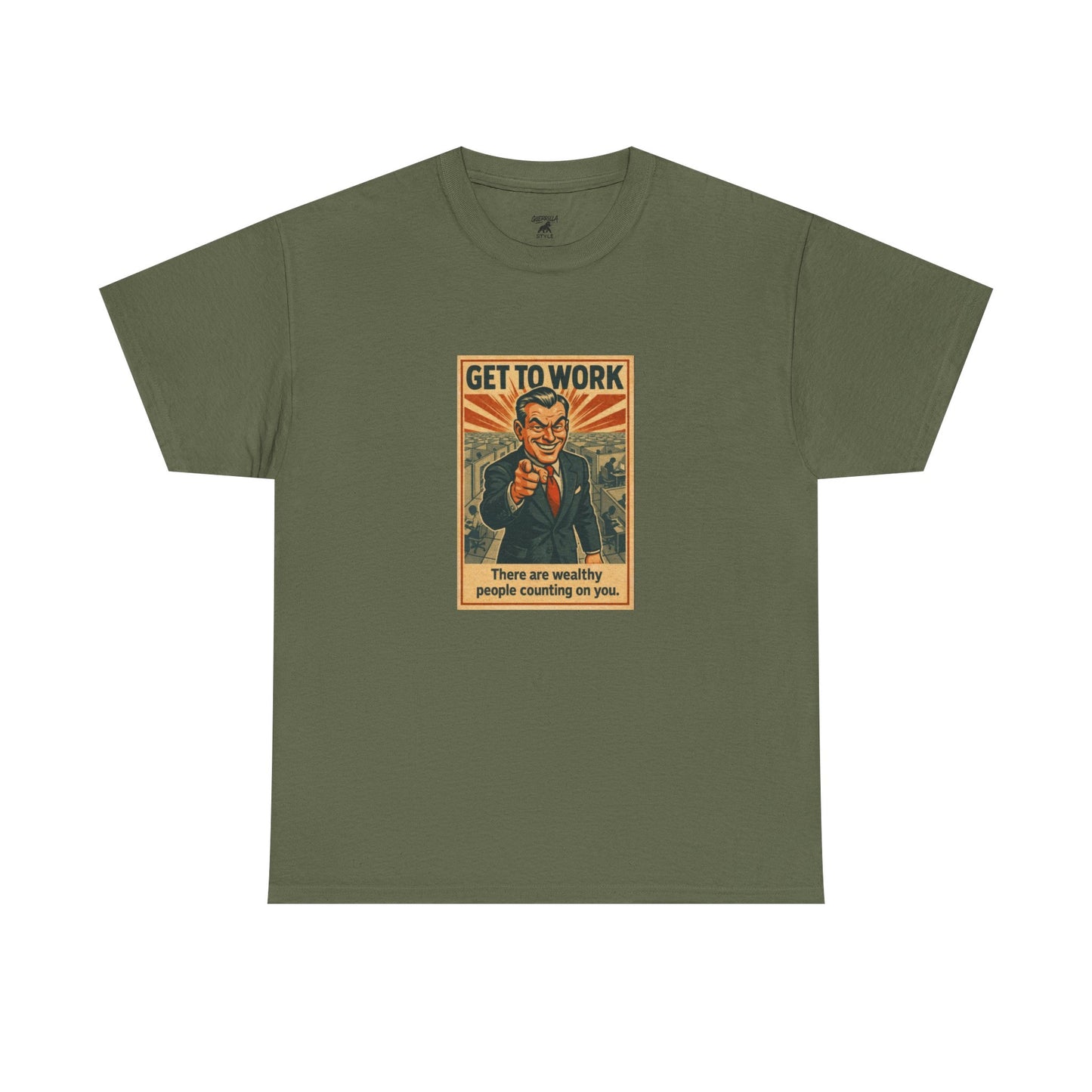 Get To Work - Unisex Heavy Cotton Tee