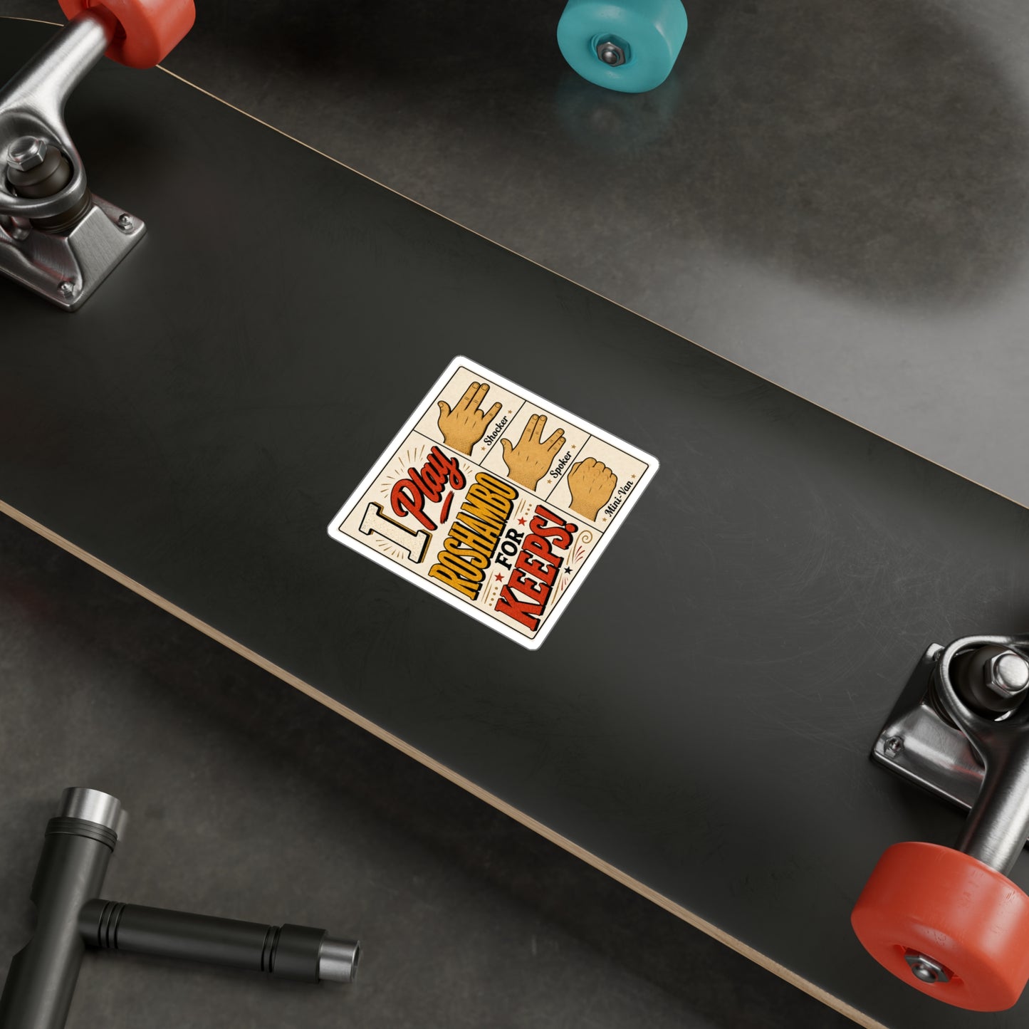 Roshambo - Kiss-Cut Vinyl Decals