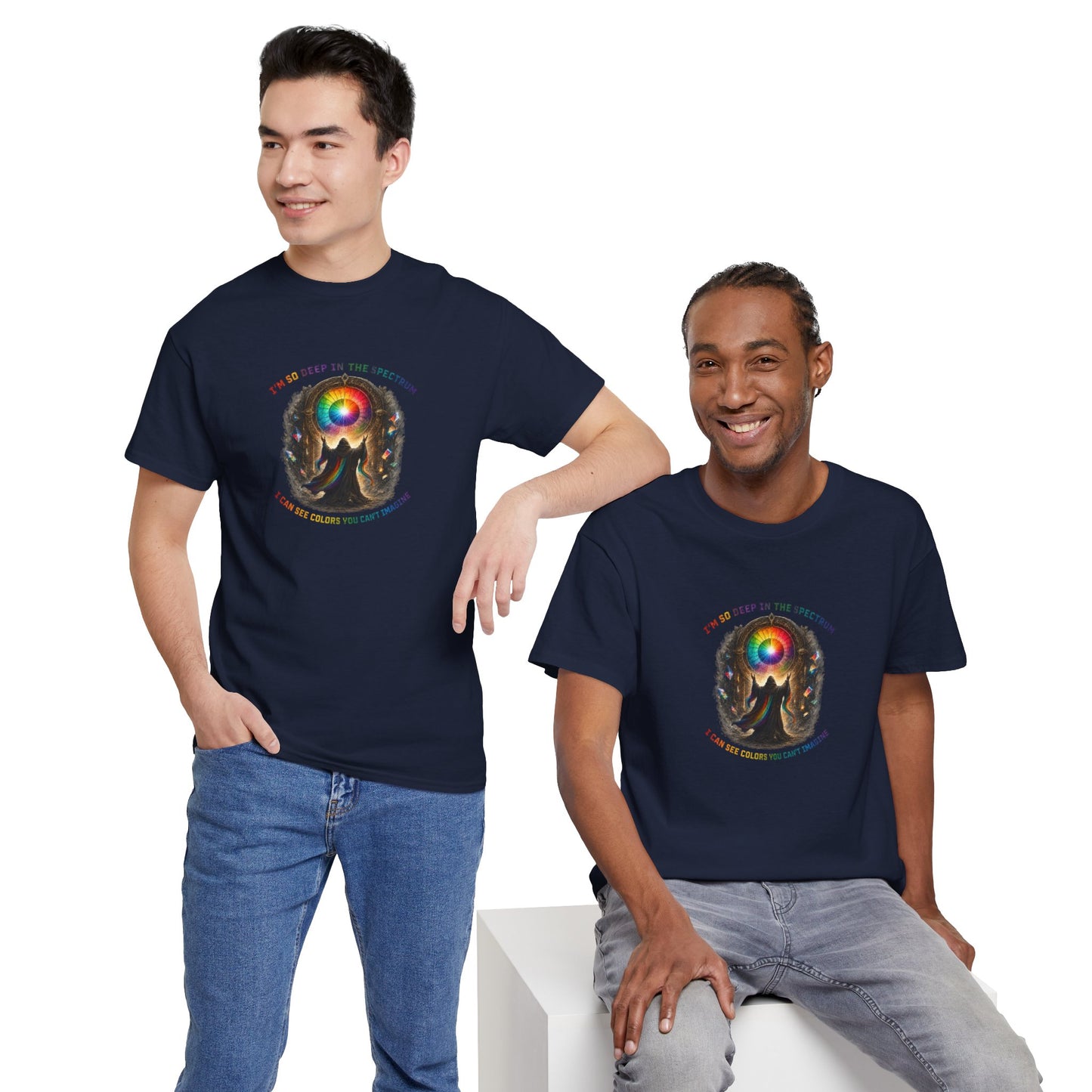 Spectrum Deep - Unisex Heavy Cotton Tee