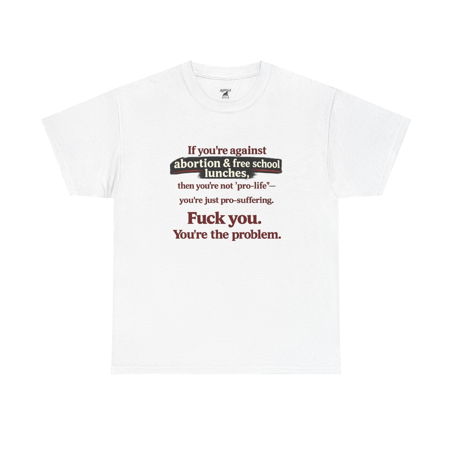You're The Problem - Unisex Heavy Cotton Tee