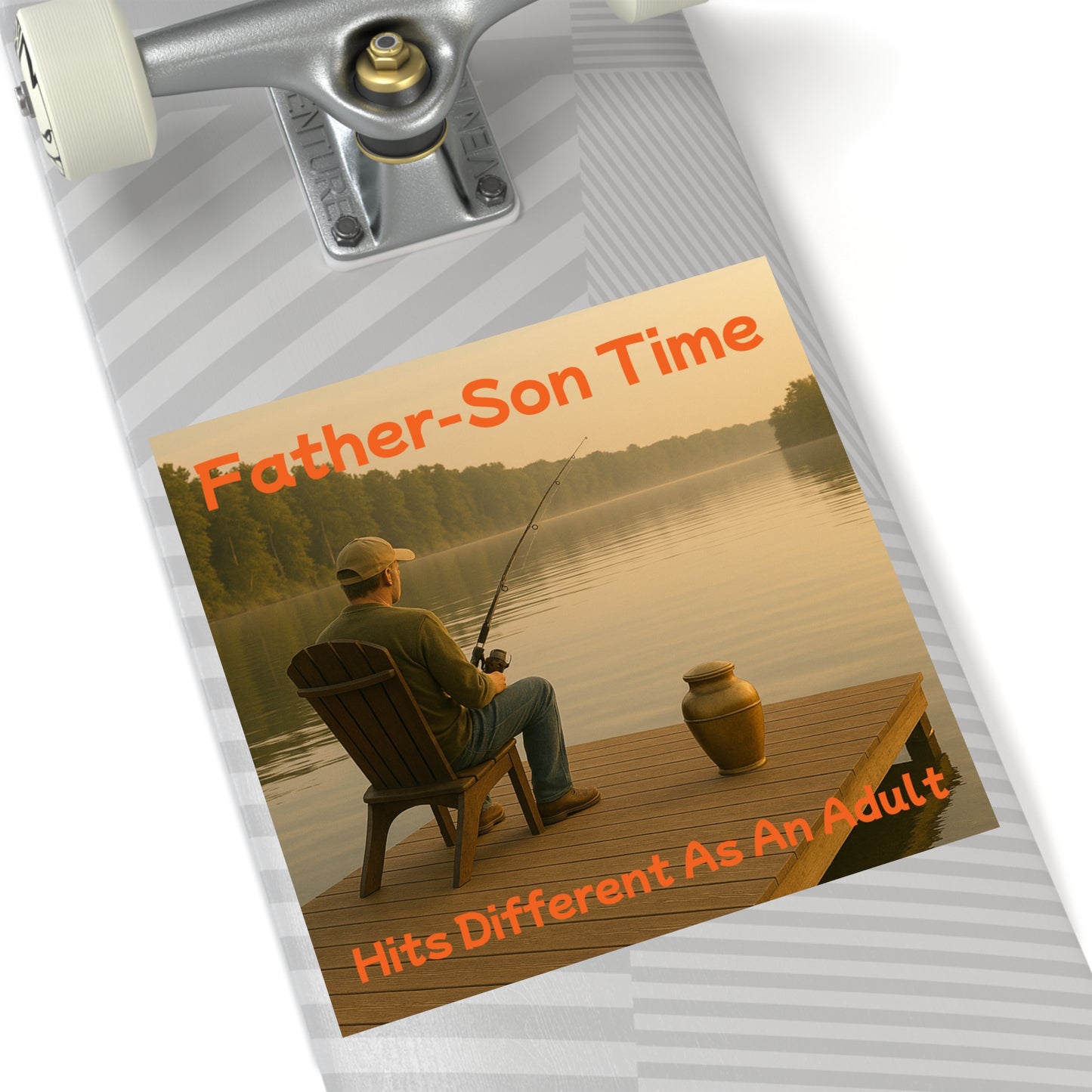 Father-Son Time - Square Sticker