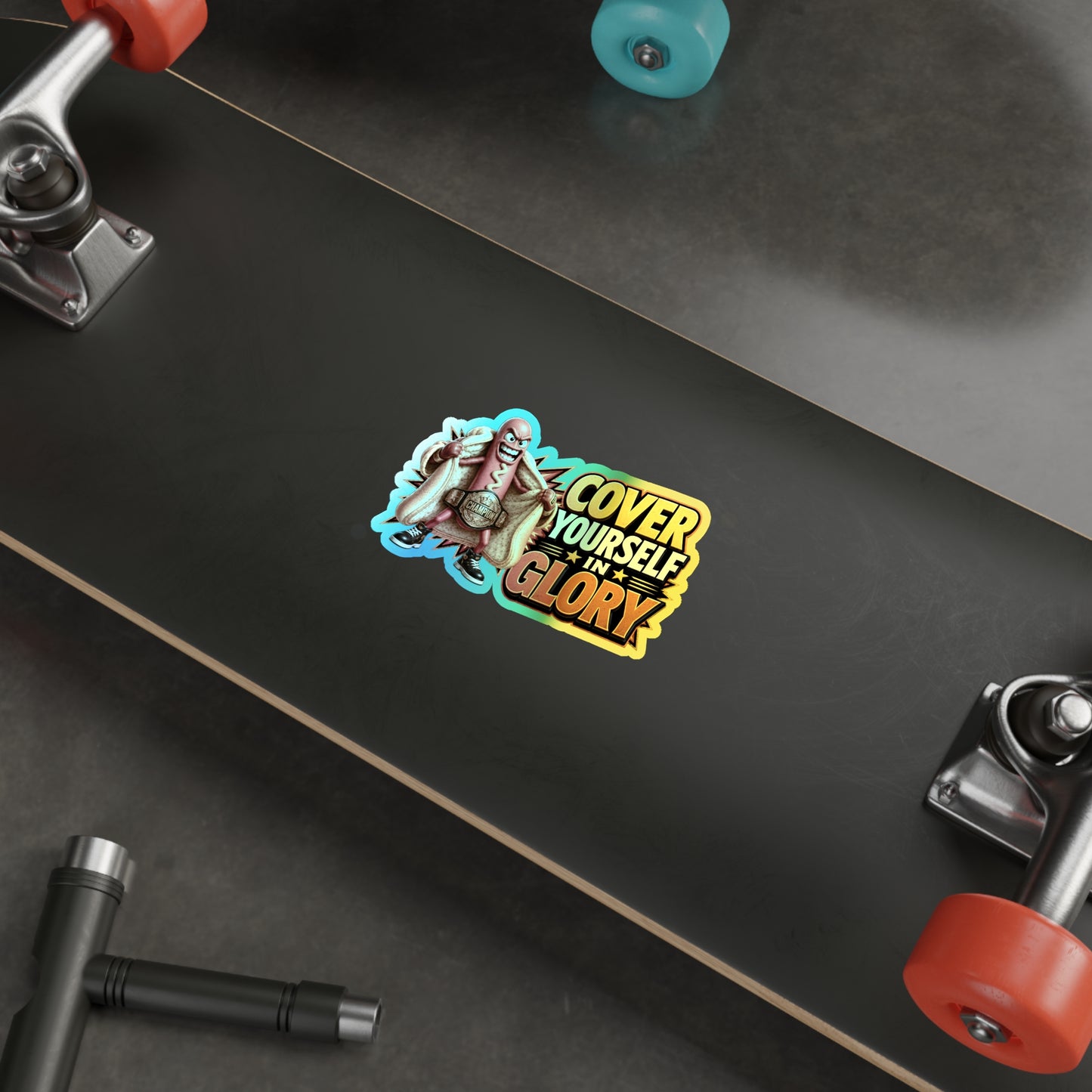 Cover in Glory - Holographic Die-cut Stickers