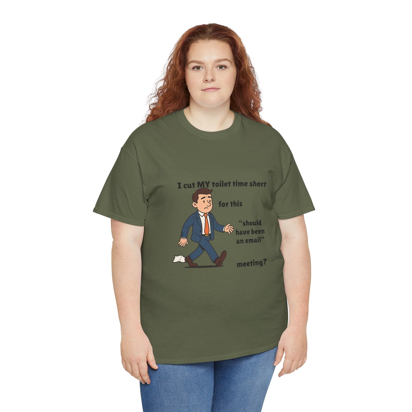 Toilet Time - Unisex Cotton Crew Tee