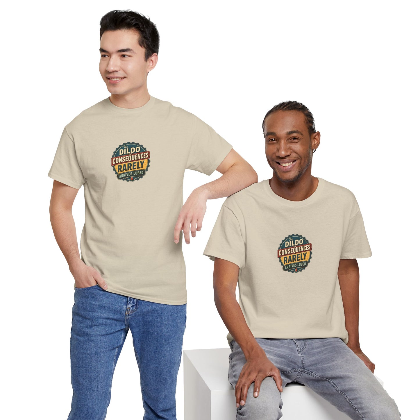 Dildo of Consequences - Unisex Heavy Cotton Tee