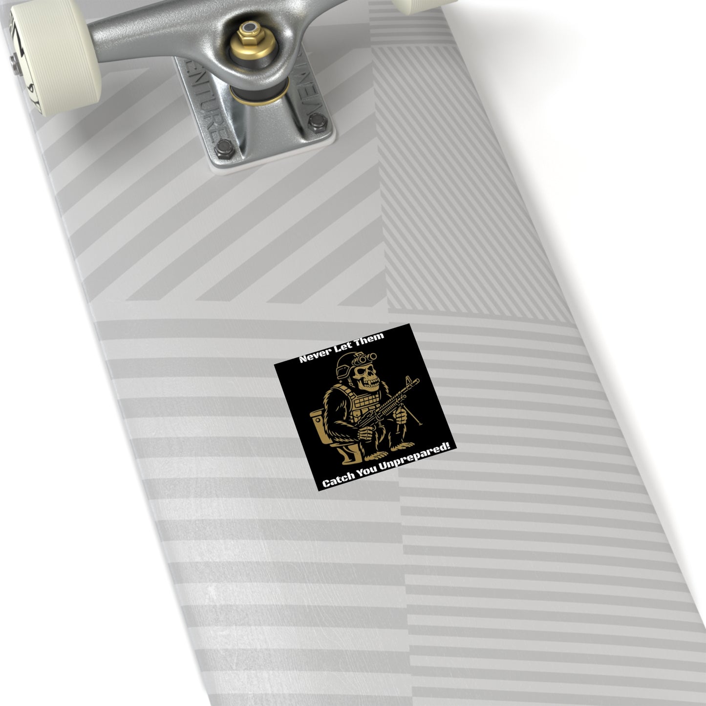 Humorous Military Gorilla Stickers, Funny Gifts for Men, Tactical Decor, Unique Wall Art, Cool Stickers for Outdoor Enthusiasts