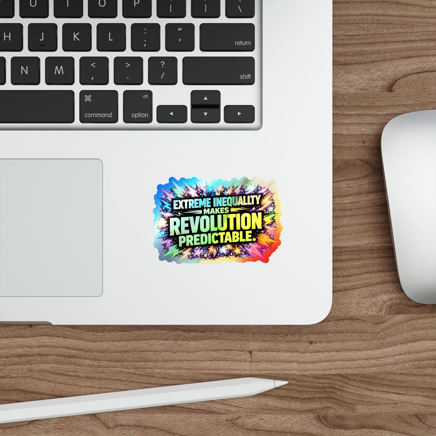 Predictable - Holographic Die-cut Stickers