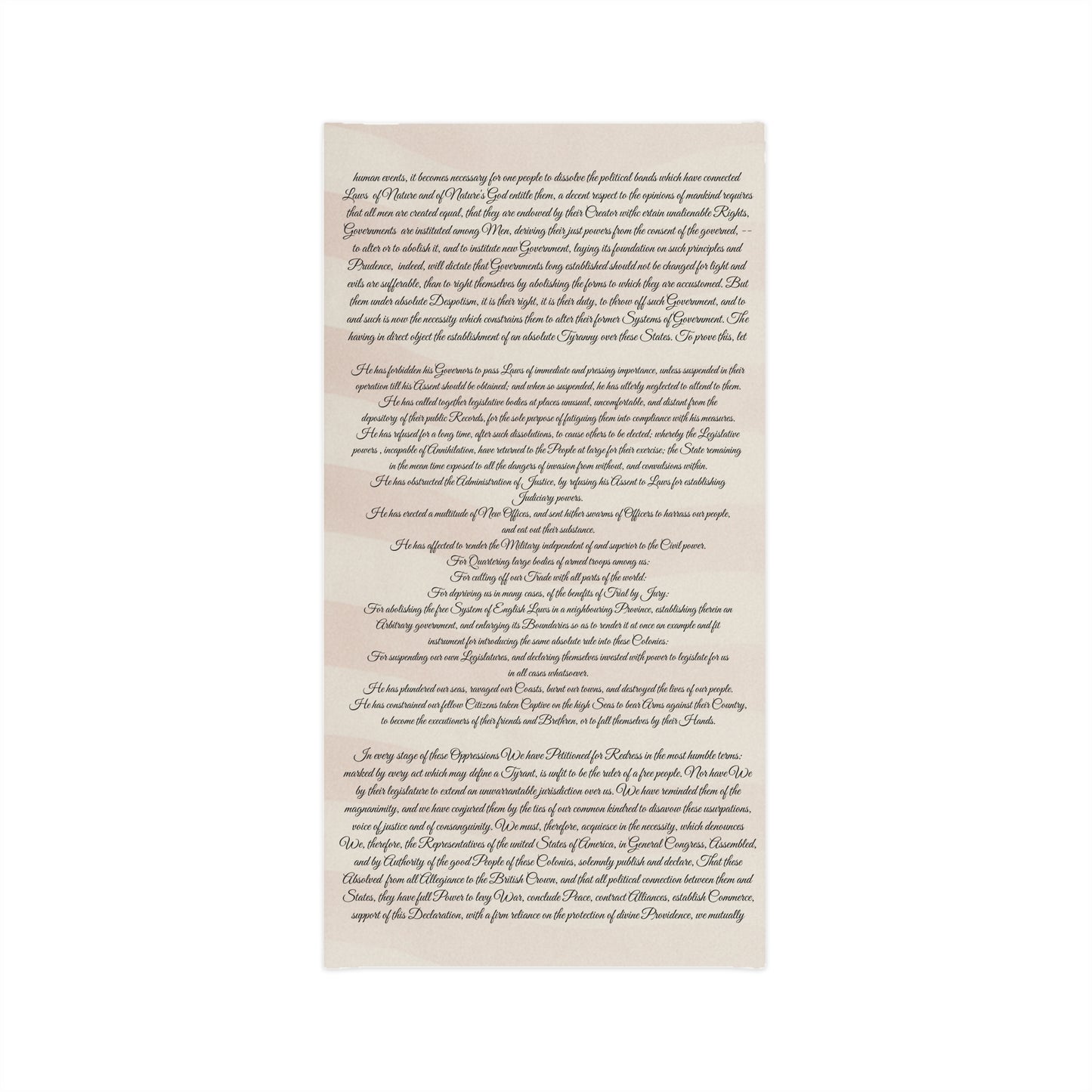 Declaration of Independence - Midweight Neck Gaiter